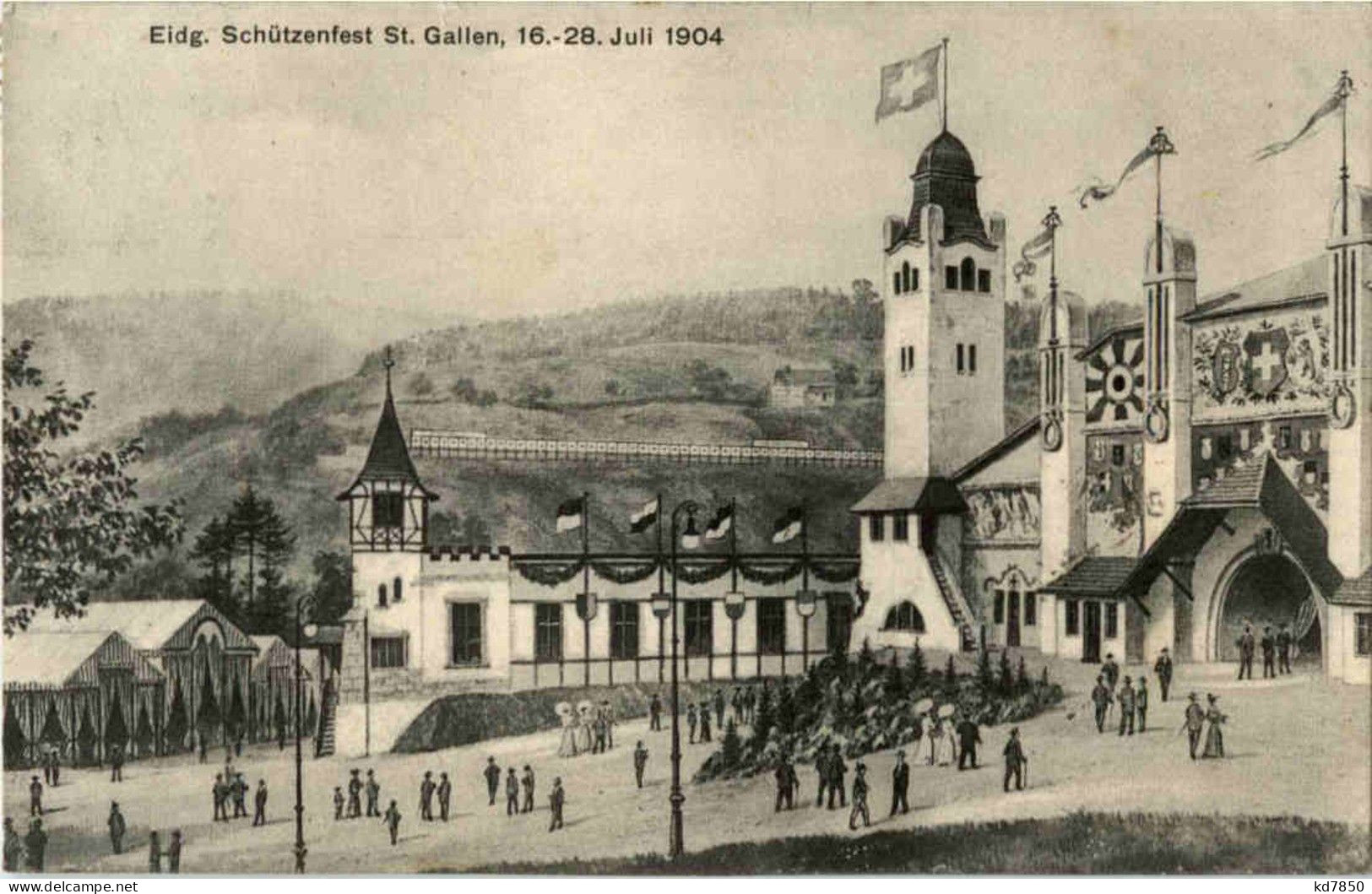 St. Gallen - Schützenfest 1904 - San Gallo