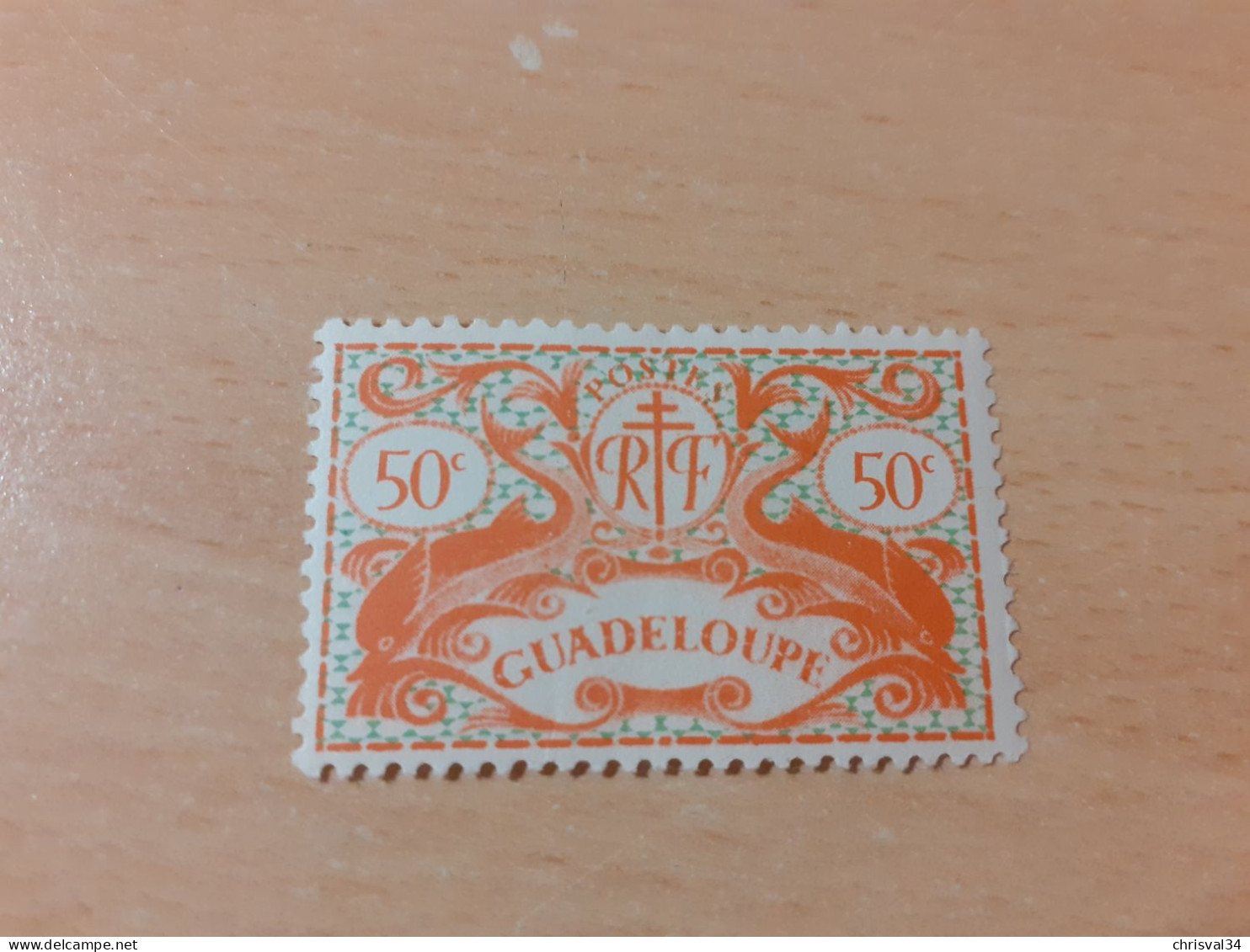 TIMBRE   GUADELOUPE       N  181    COTE  0,50   EUROS  NEUF  TRACE  CHARNIERE - Unused Stamps