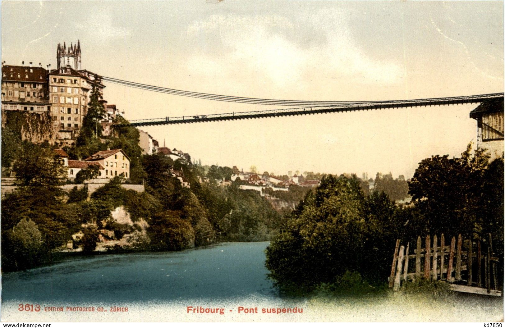 Fribourg - Pont Suspendu - Fribourg
