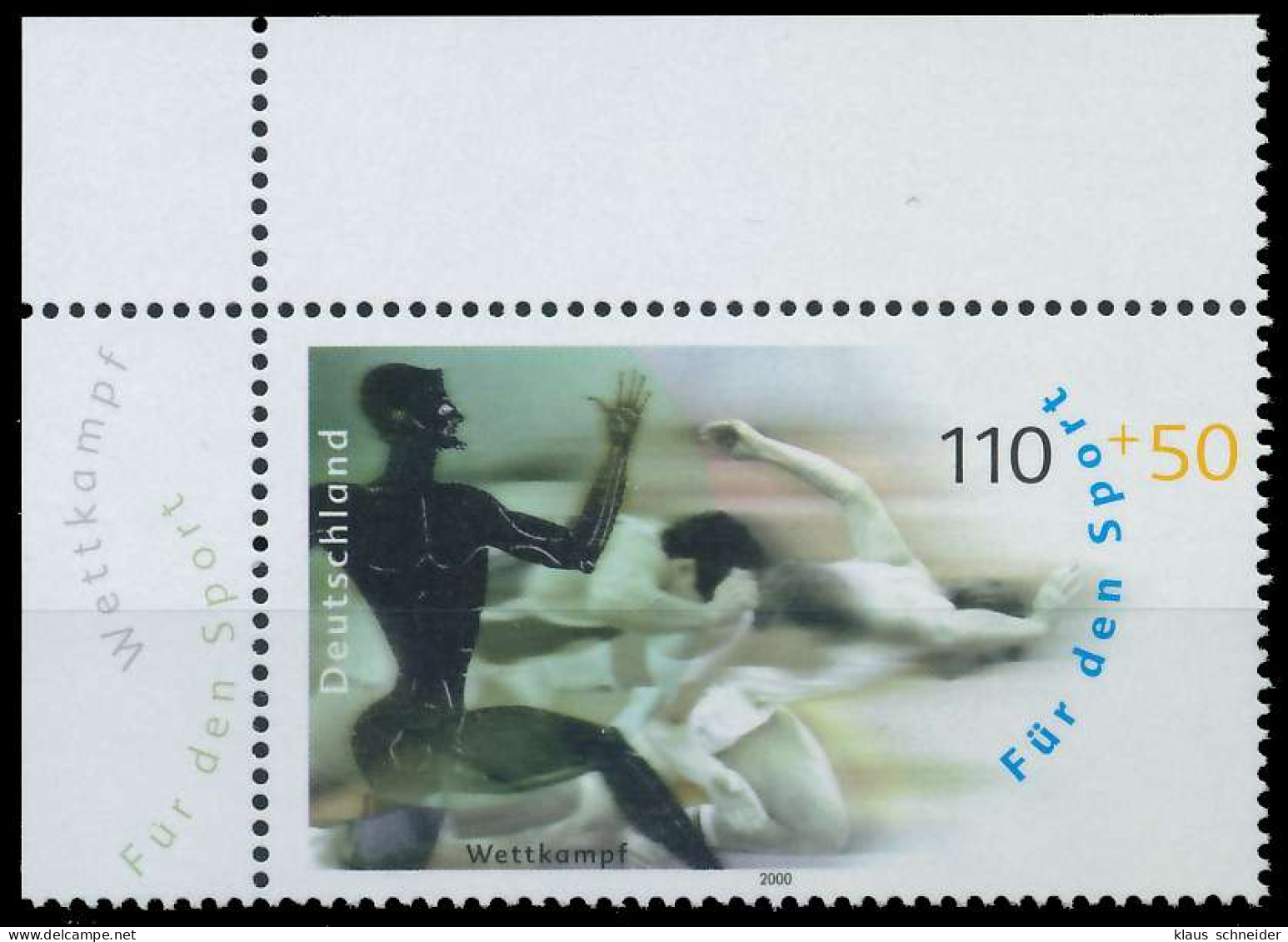 BRD BUND 2000 Nr 2096 Postfrisch ECKE-OLI X60E6A2 - Unused Stamps