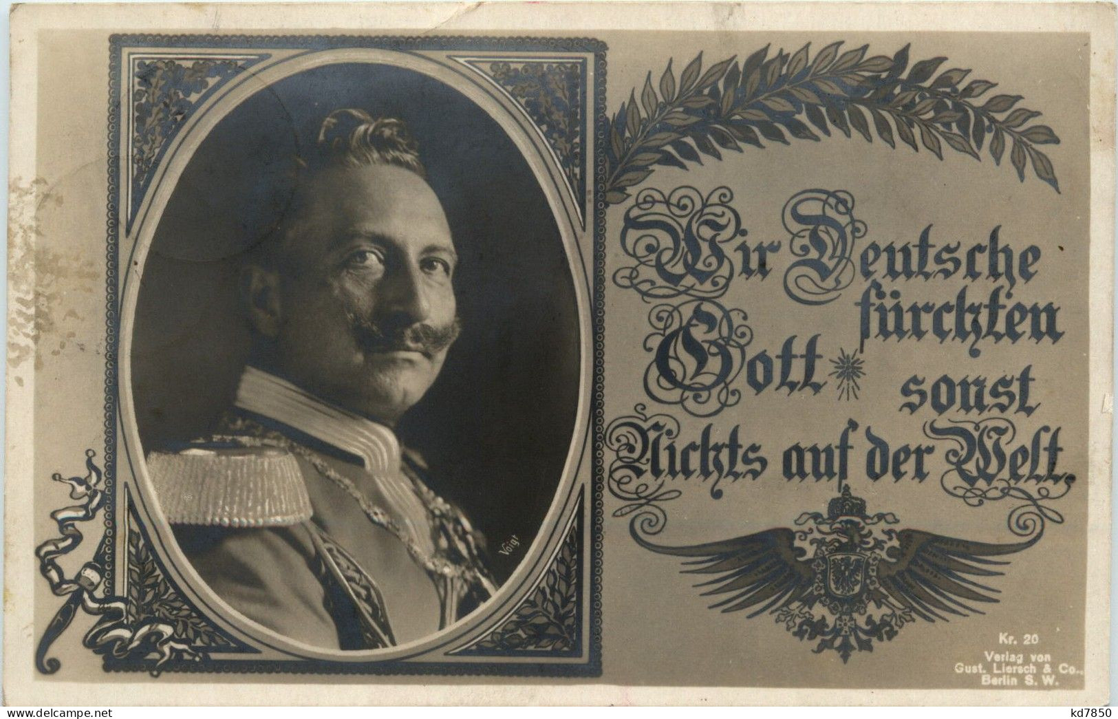 Kaiser Wilhelm II - Wir Deutche Fürchten Gott Sonst Nichts - Familles Royales