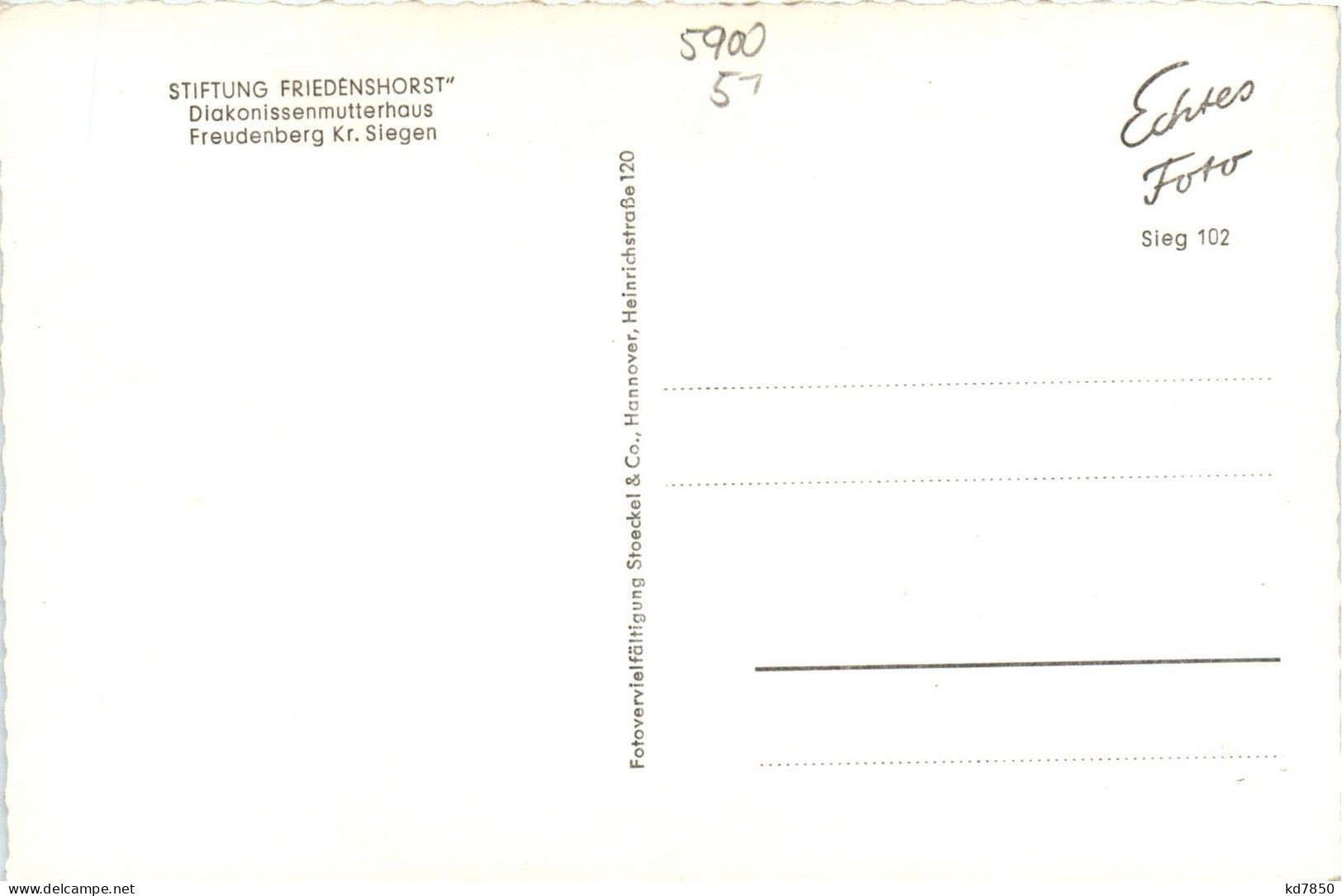 Freudenberg - Krs. Siegen - Stiftung Friedenshorst - Siegen