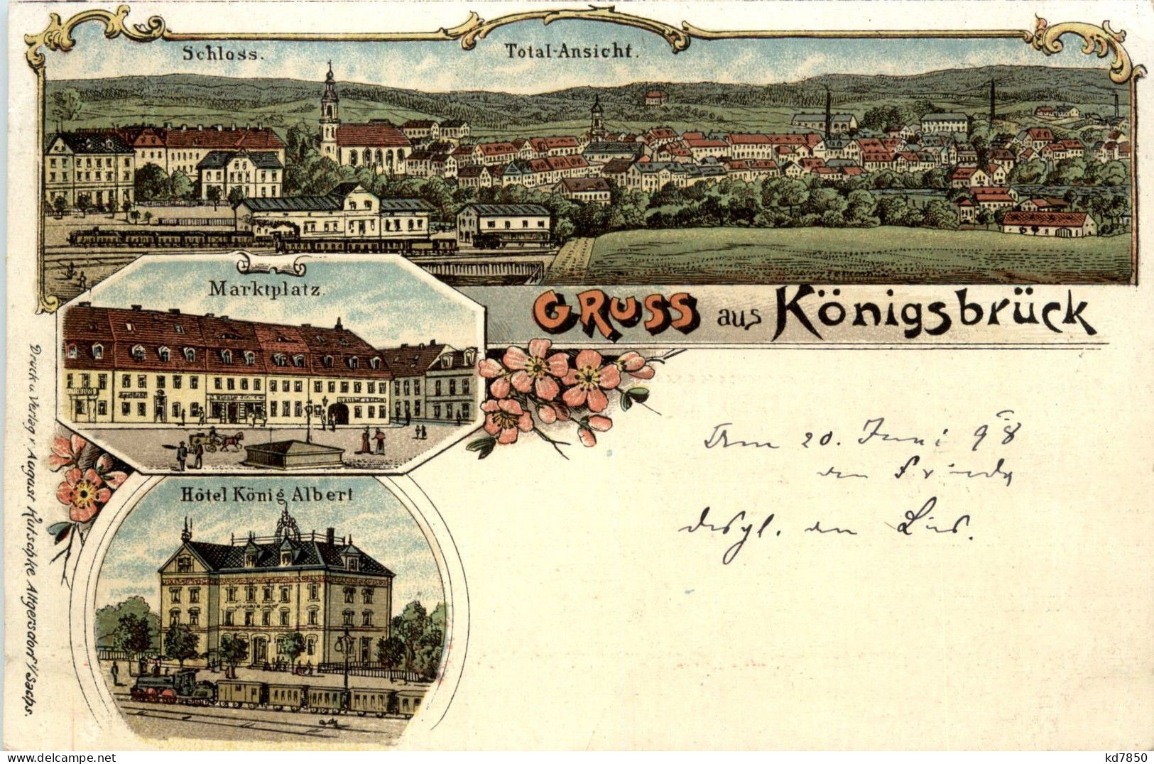 Gruss Aus Königsbrück - Litho - Koenigsbrueck