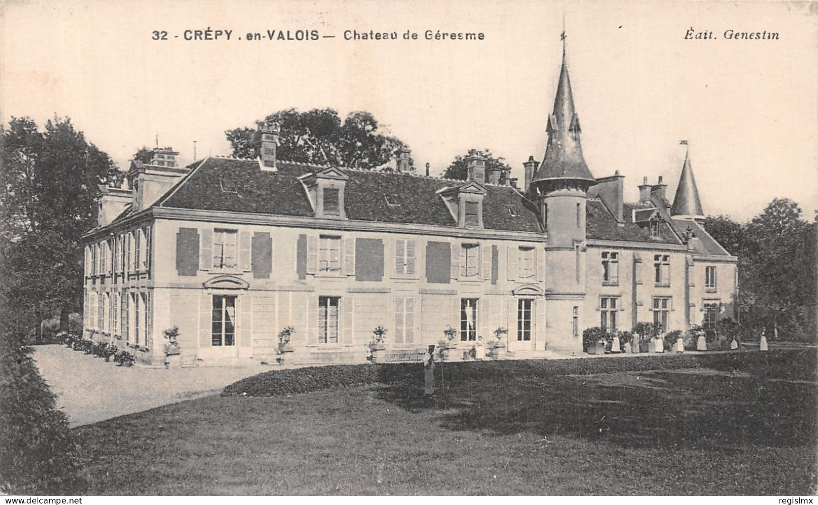 60-CREPY EN VALOIS LE CHATEAU DE GERESME-N°2131-B/0163 - Crepy En Valois