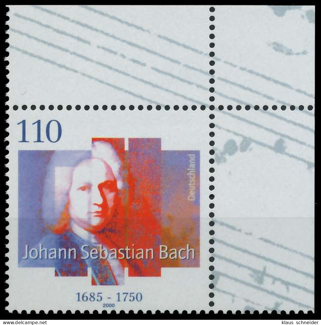 BRD BUND 2000 Nr 2126 Postfrisch ECKE-ORE X60E91E - Unused Stamps