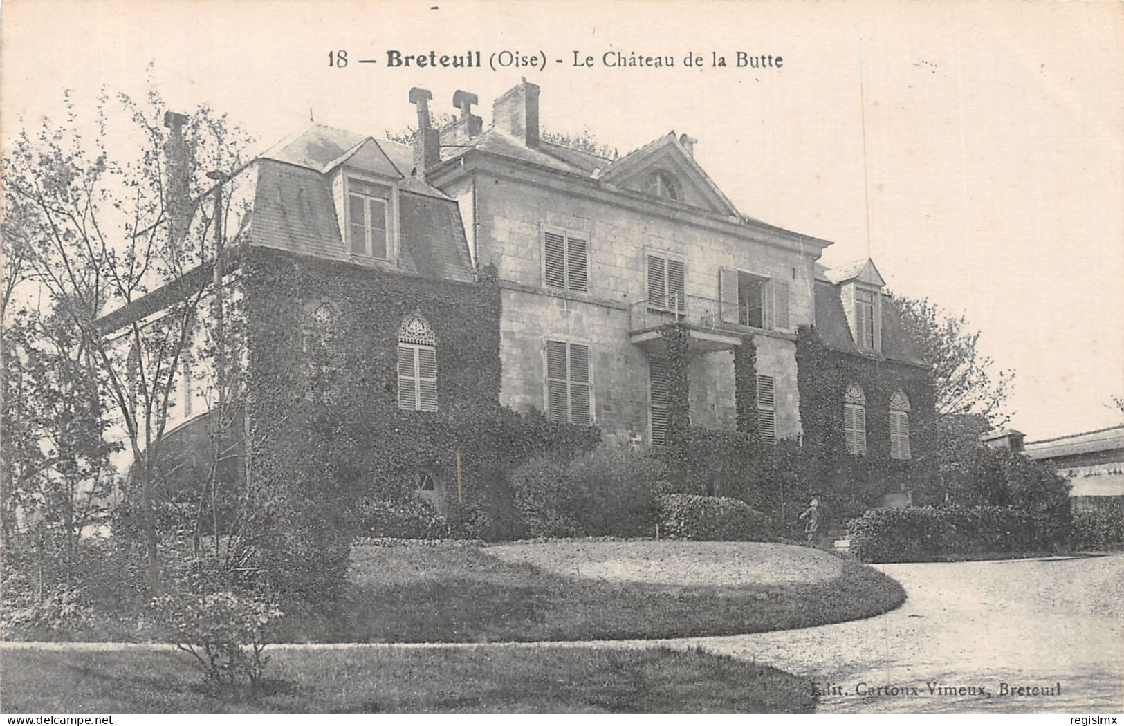 60-BRETEUIL LE CHATEAU DE LA BUTTE-N°2131-A/0287 - Breteuil