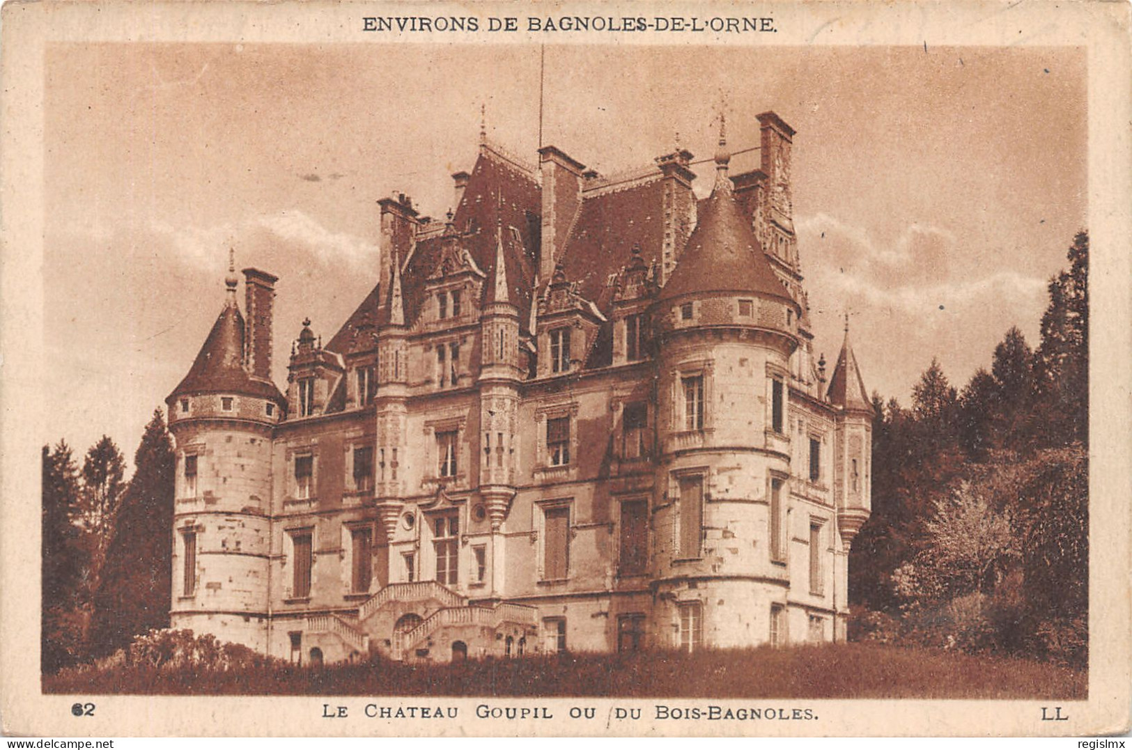 61-LE CHATEAU GOUPIL ENVIRONS DE BAGNOLES DE L ORNE-N°2131-D/0227 - Sonstige & Ohne Zuordnung