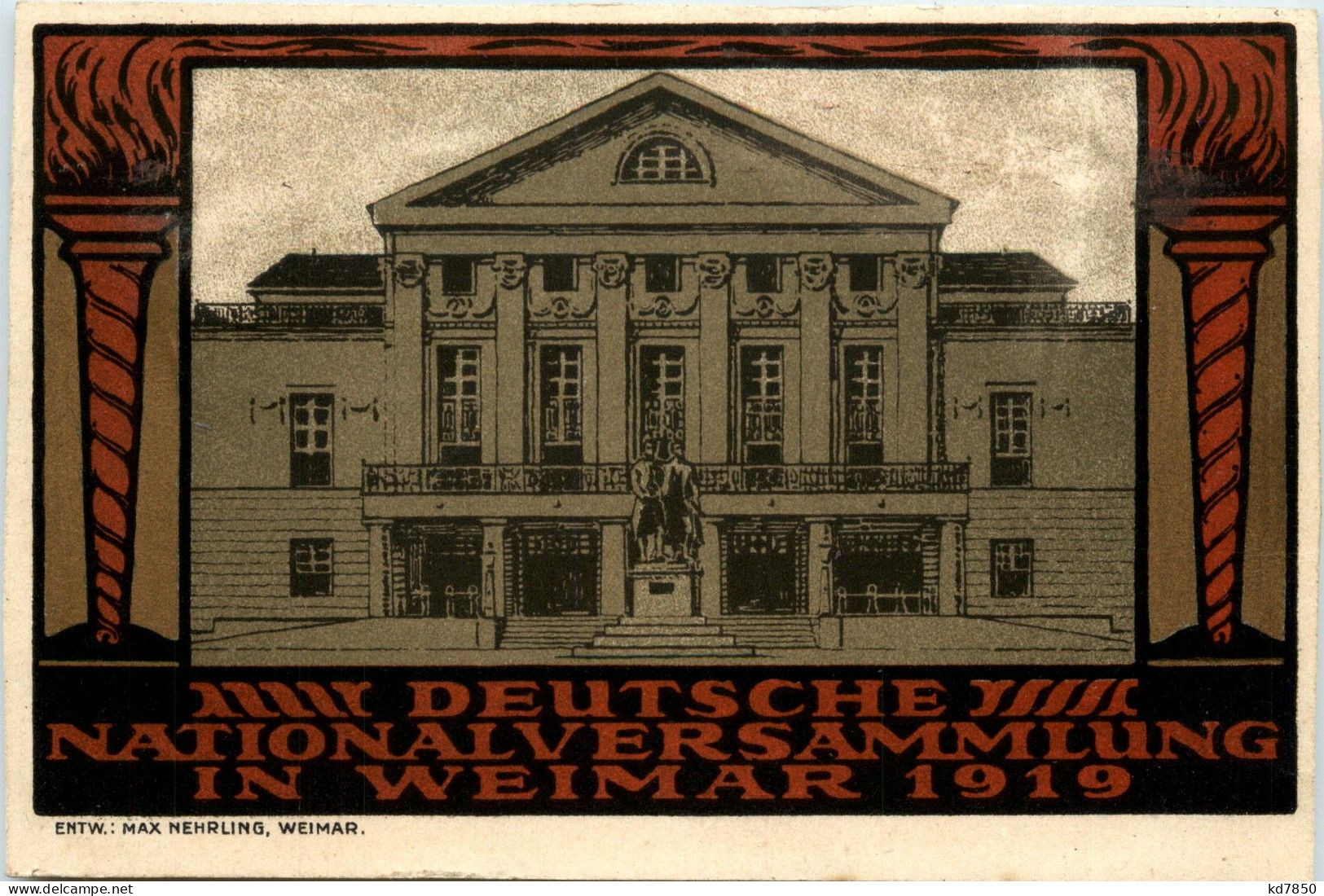 Weimar - Deutsche Nationalversammlung 1919 - Weimar