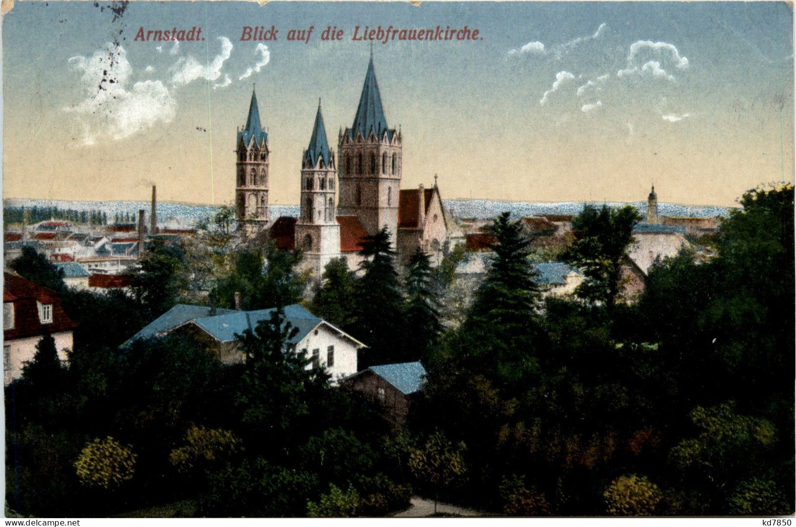 Arnstadt/Thür. - Blick Auf Die Liebfrauenkirche - Arnstadt