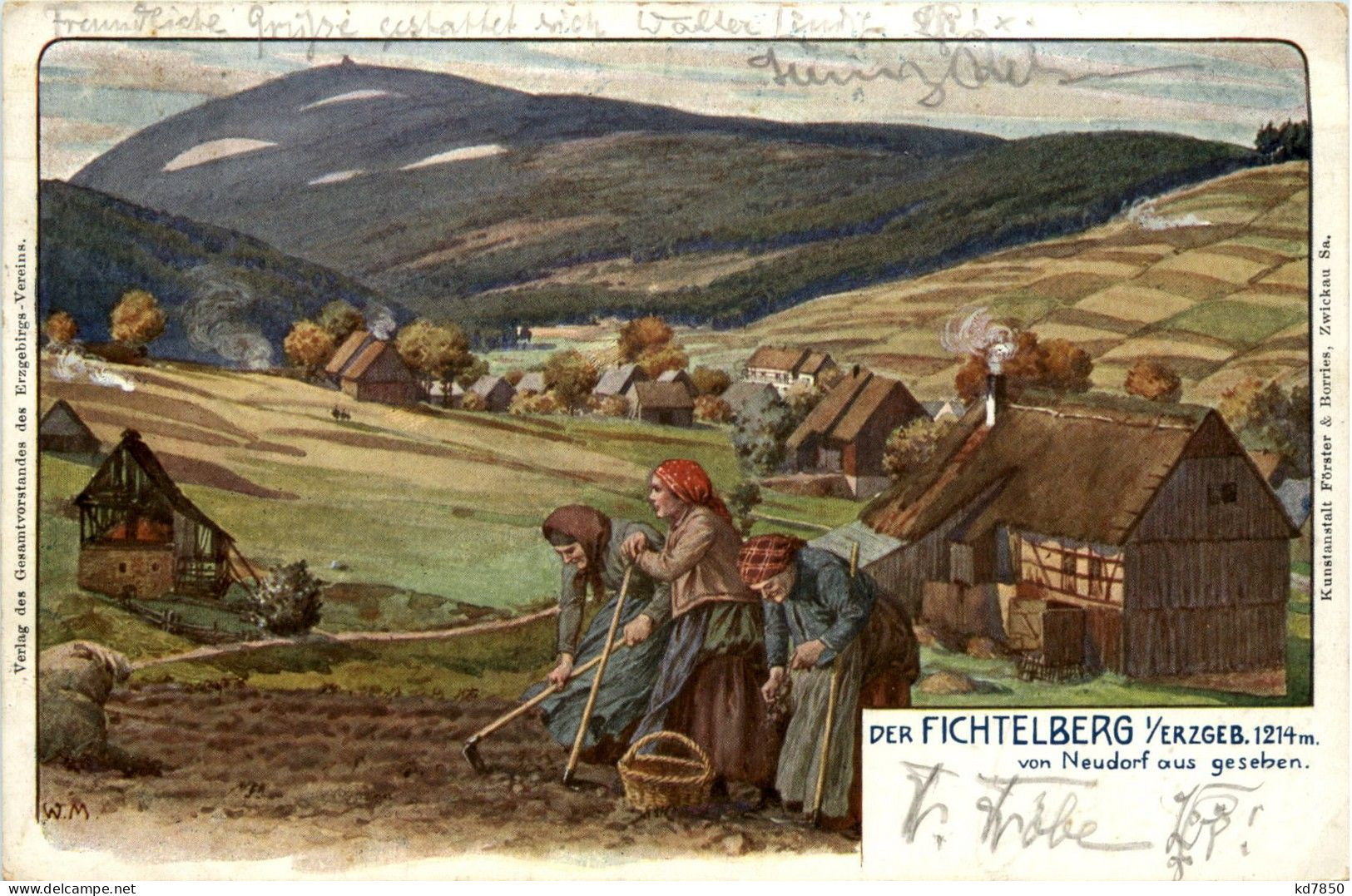 Der Fichtelberg Von Neudorf - Sehmatal