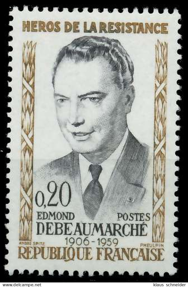 FRANKREICH 1960 Nr 1296 Postfrisch X62562E - Unused Stamps