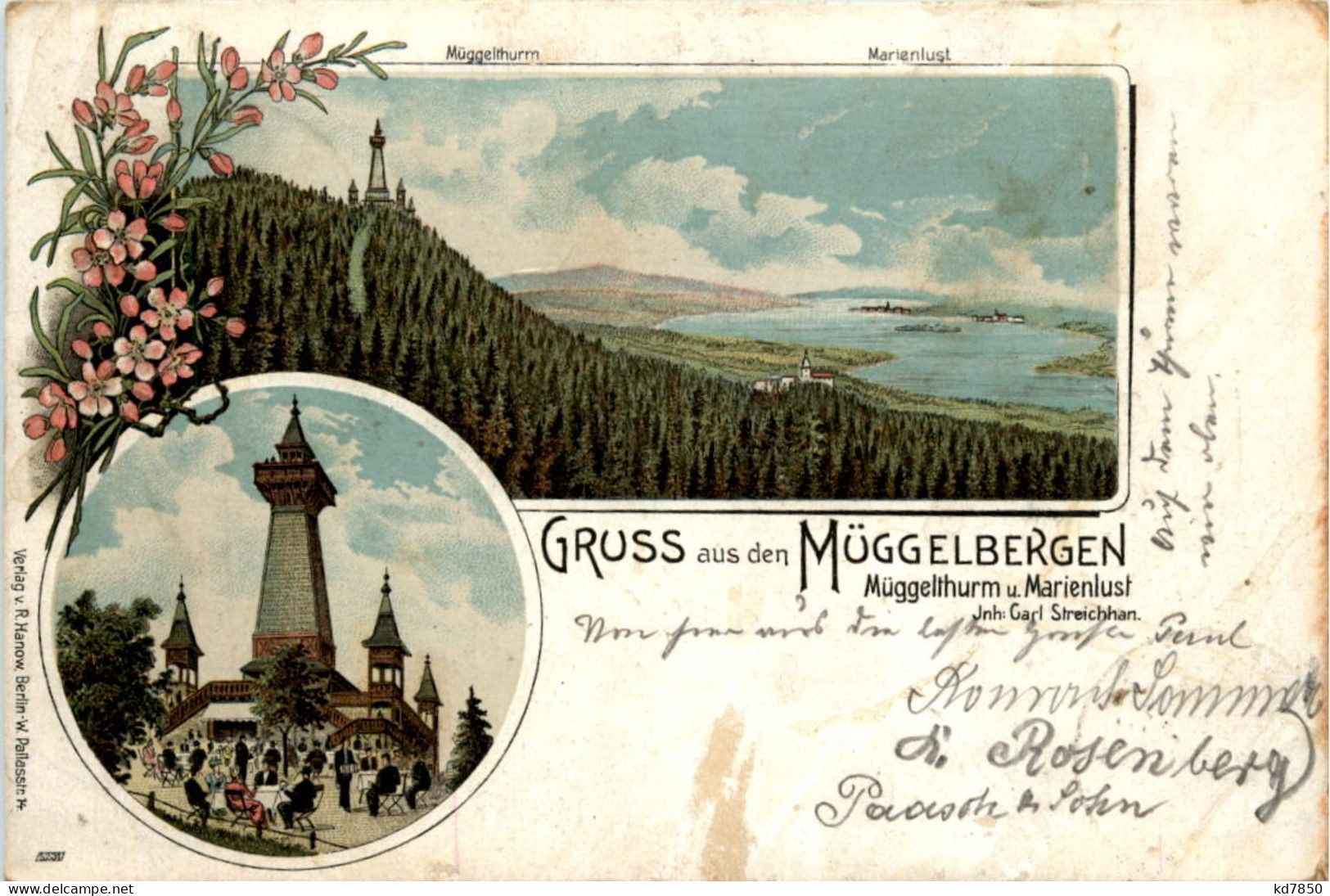 Gruss Aus Den MüggelBergen - Litho - Other & Unclassified