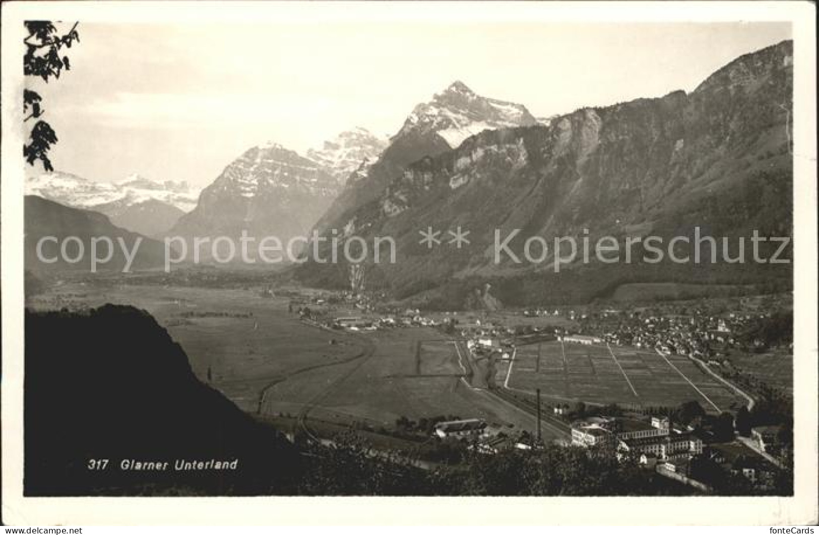 11751054 Glarus GL Glarner Unterland Panorama Glarus - Other & Unclassified