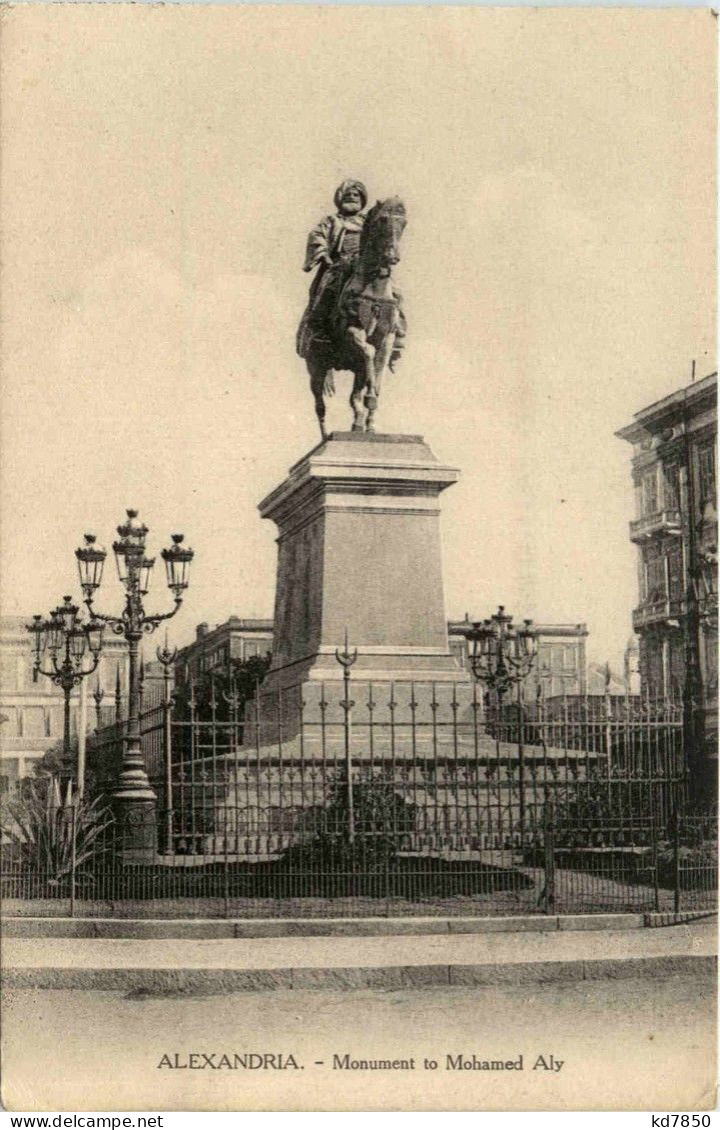 Alexandria - Monument To Mohamed Aly - Alexandrie