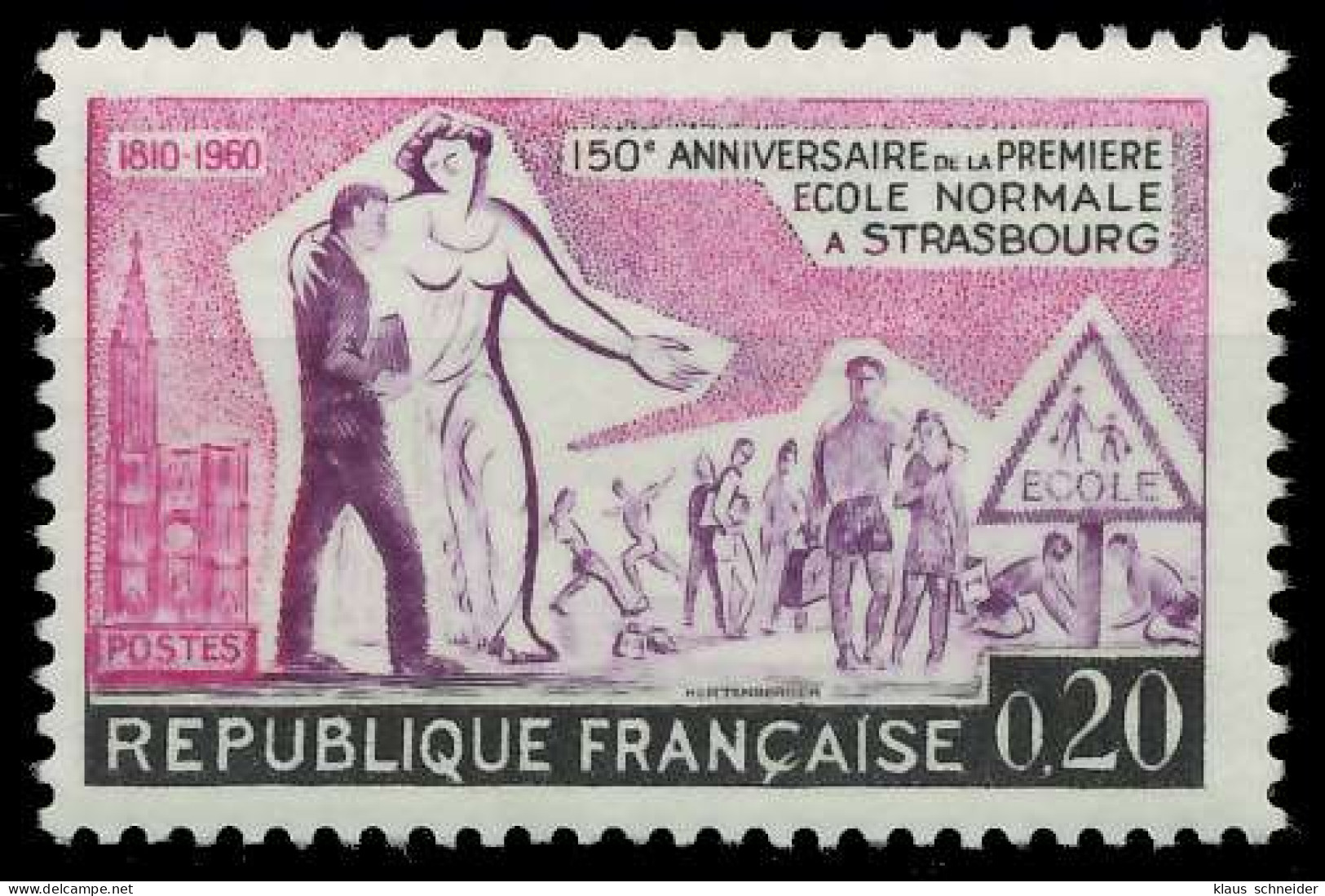 FRANKREICH 1960 Nr 1307 Postfrisch X6256B2 - Unused Stamps