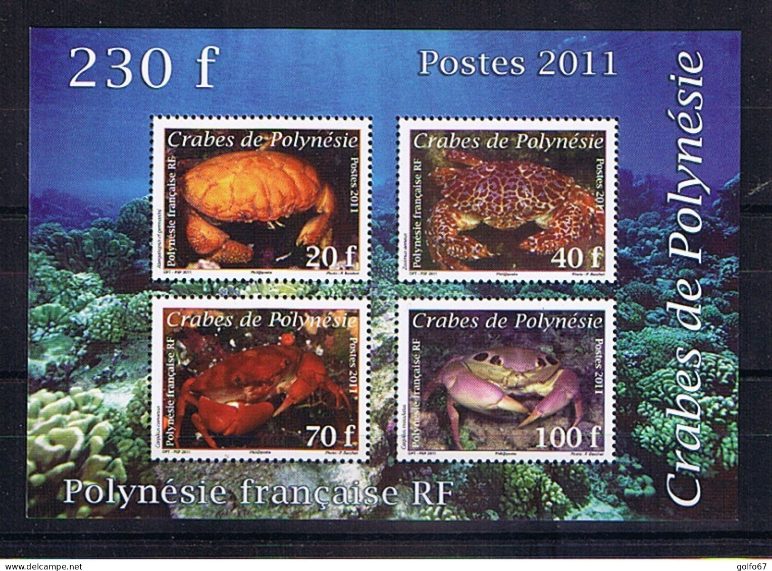 POLYNÉSIE FRANÇAISE BLOC 2011 Y&T N° 37 NEUF** - Blocks & Sheetlets