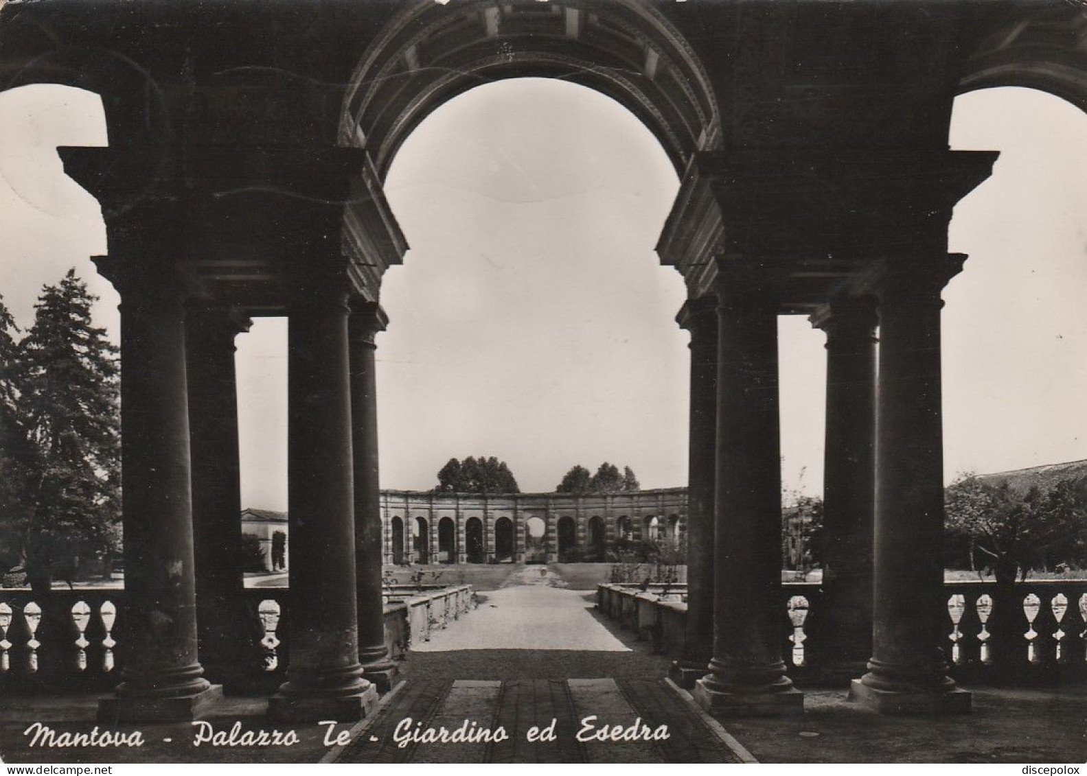 AD223 Mantova - Palazzo Del Té The - Giardino Ed Esedra / Viaggiata 1954 - Mantova