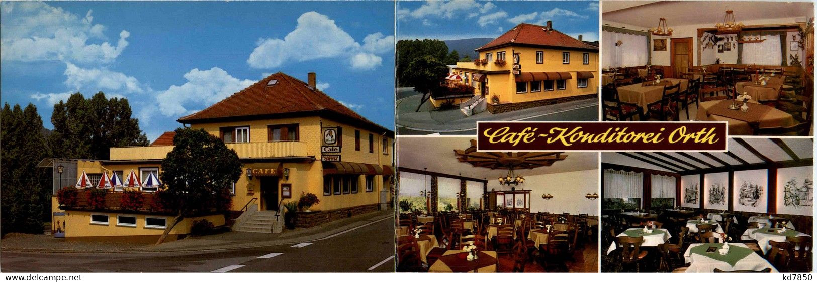 Bad König - Cafe Orth - Klappkarte - Bad König
