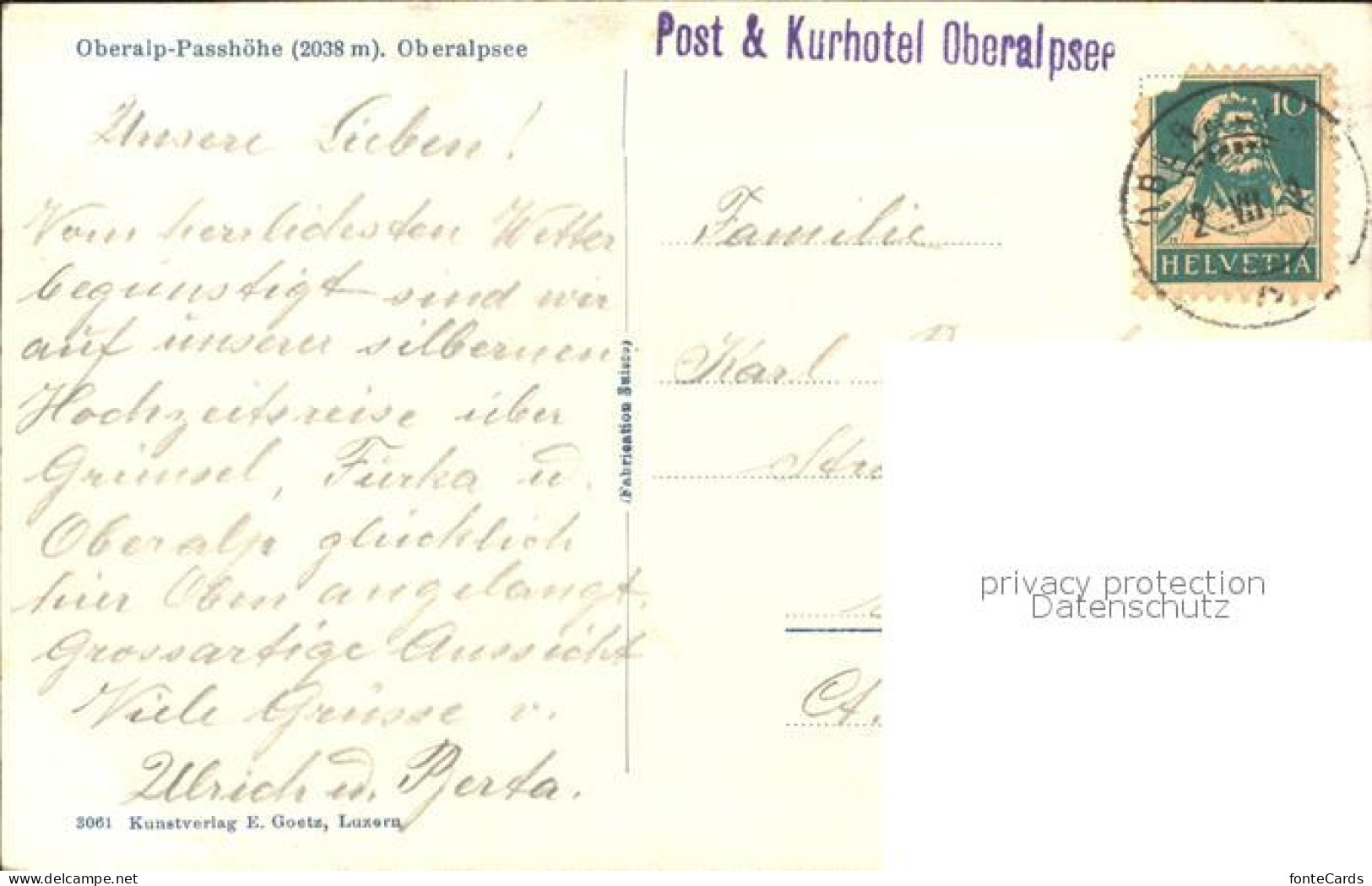 11750981 Oberalpsee Mit Passhoehe Andermatt - Altri & Non Classificati