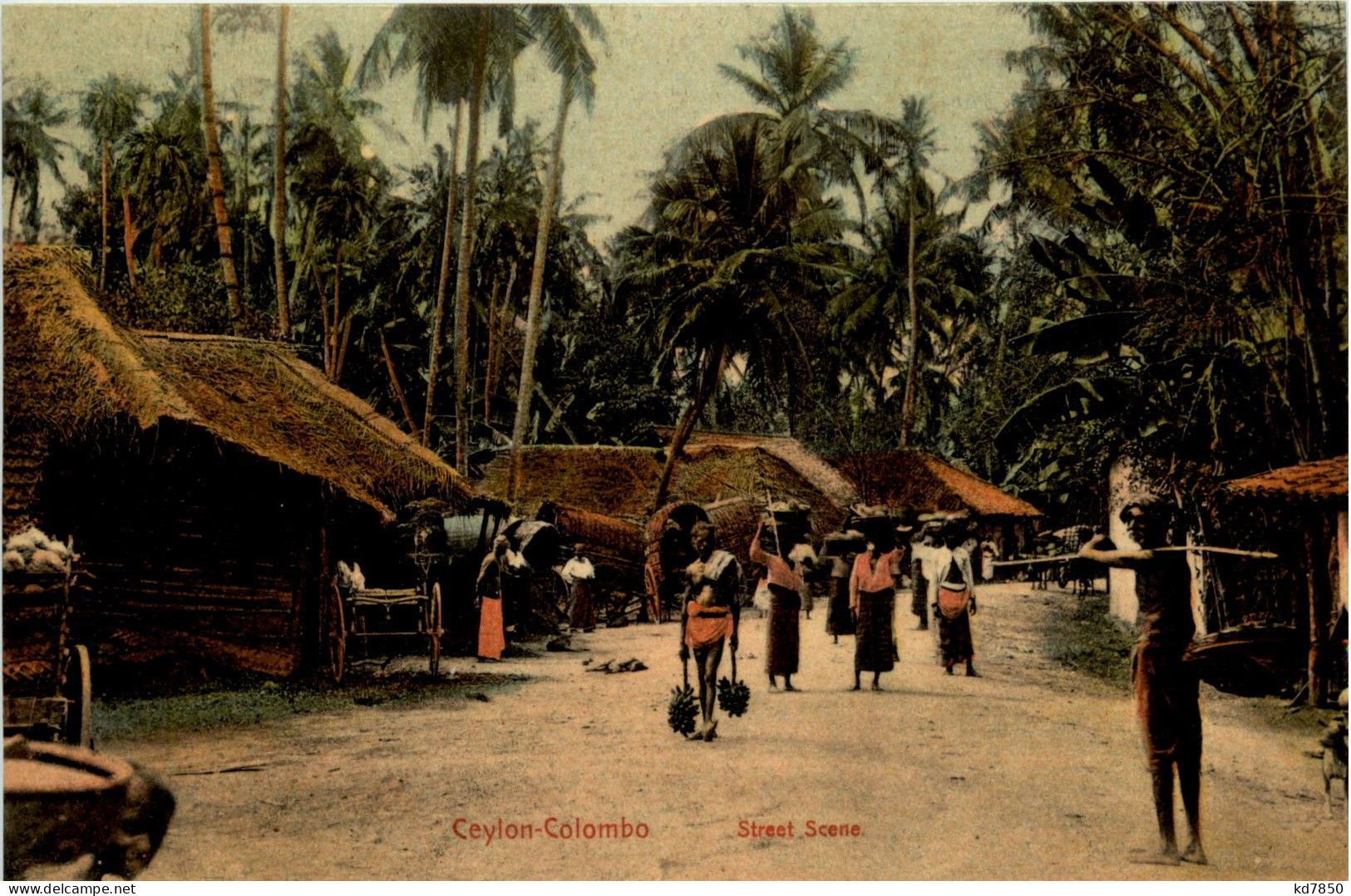 Ceylon-Colombo - Street Scene - Sri Lanka (Ceylon)