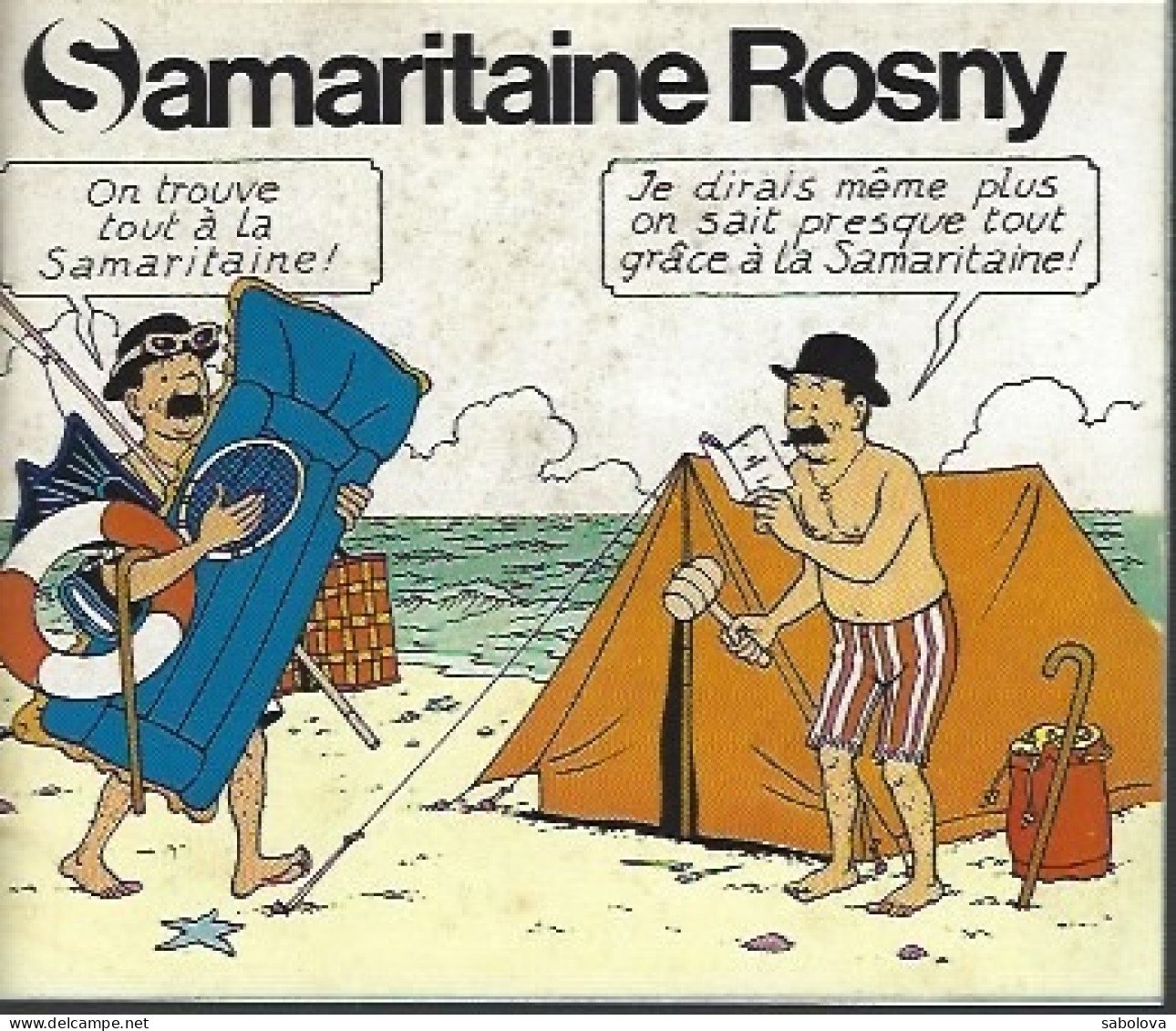TINTIN La Samaritaine Rosny 1979 . 13 Cm Sur 11 Cm 50 Pages. Très Rare - Objets Publicitaires