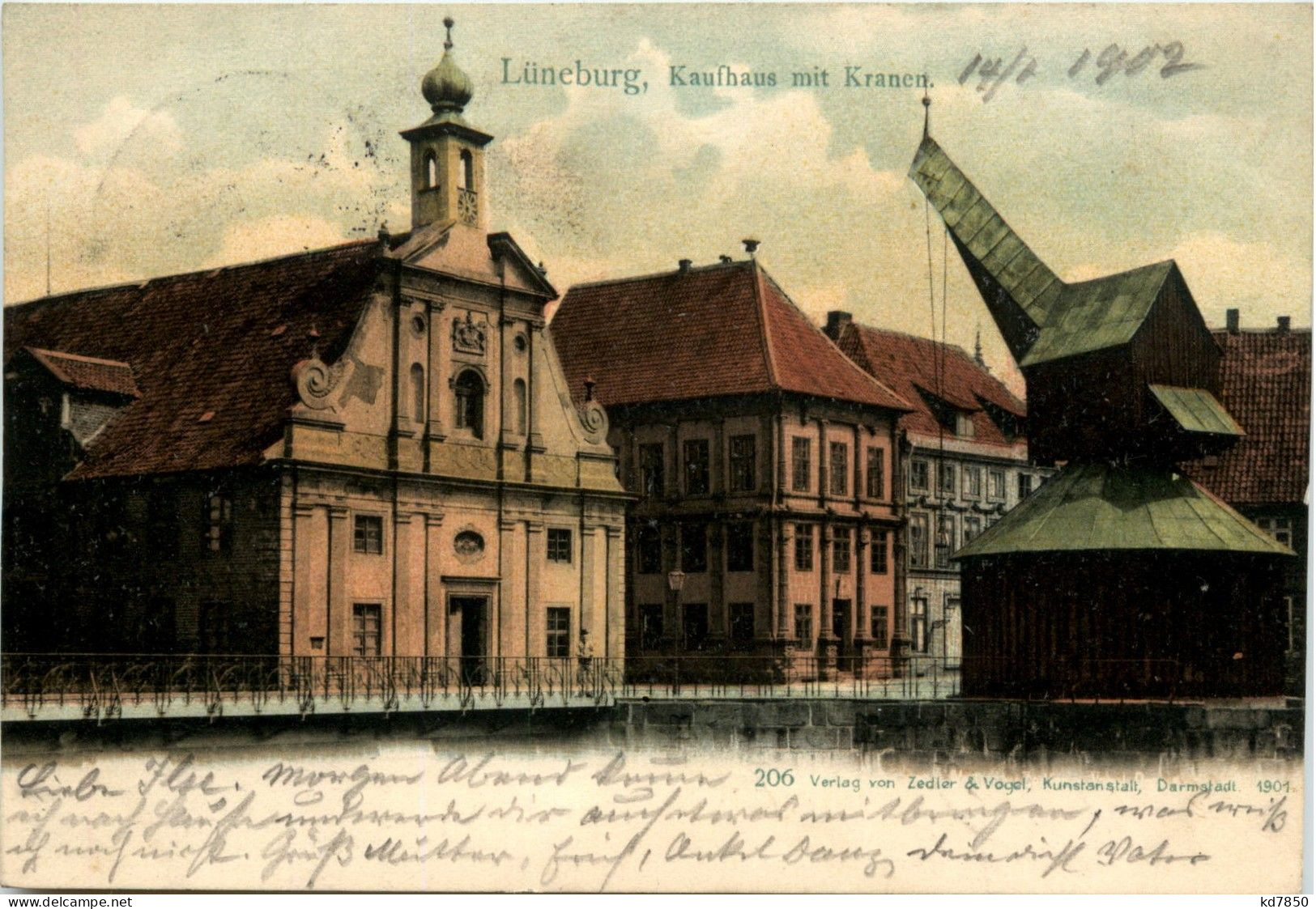 Lüneburg, Kaufhaus Mit Kranen - Lüneburg