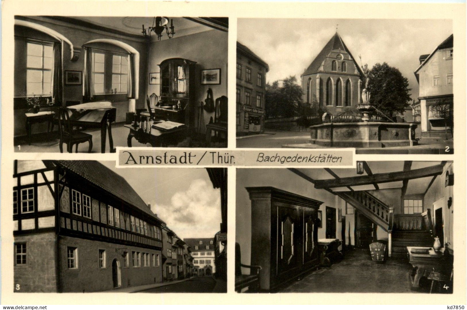 Arnstadt/Thüri. - Bachgedenkstätten, Div.Bilder - Arnstadt