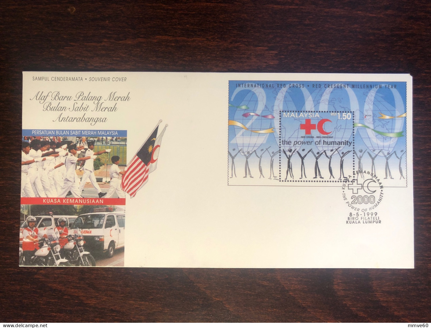 MALAYSIA  FDC COVER 1999 YEAR RED CROSS HEALTH MEDICINE STAMPS - Malesia (1964-...)