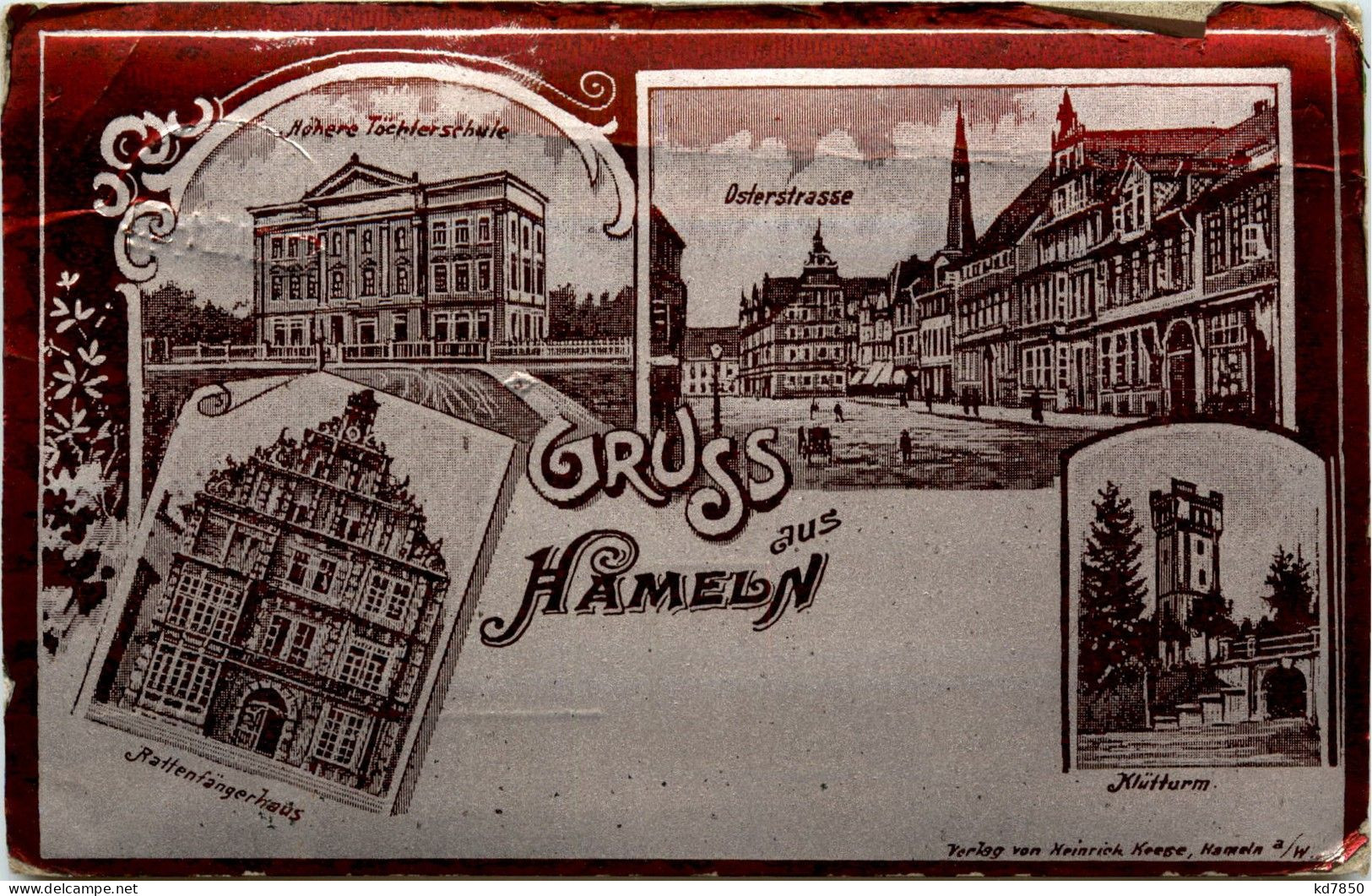 Gruss Aus Hameln - Litho - Hameln (Pyrmont)