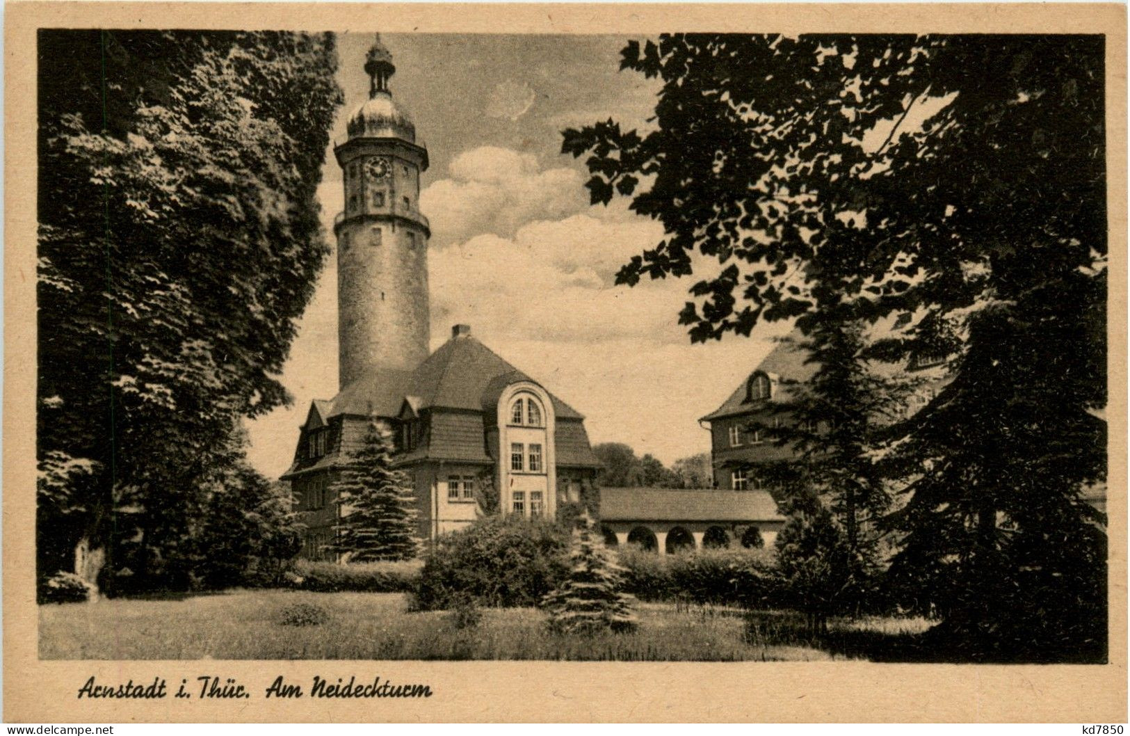 Arnstadt/Thüri. - Am Heideckturm - Arnstadt