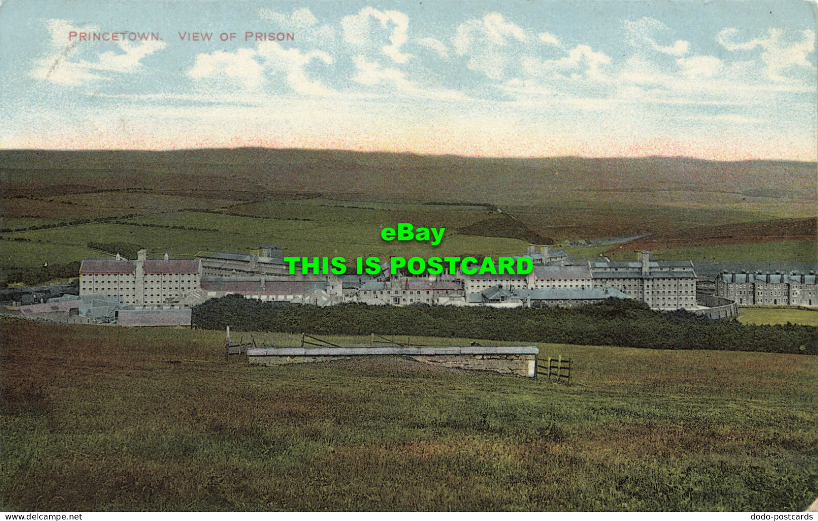 R603010 Princetown. View Of Prison. W. R. Tooker. 1910 - Monde