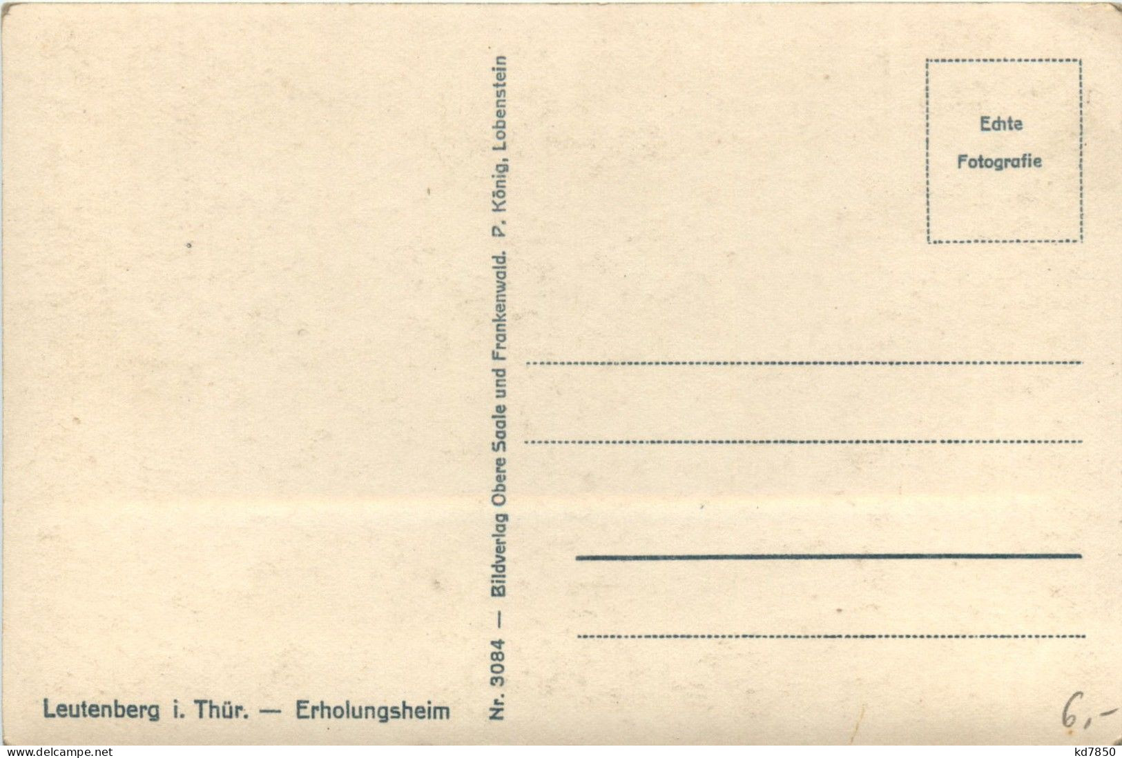 Leutenberg/Thür. - Erholungsheim - Leutenberg