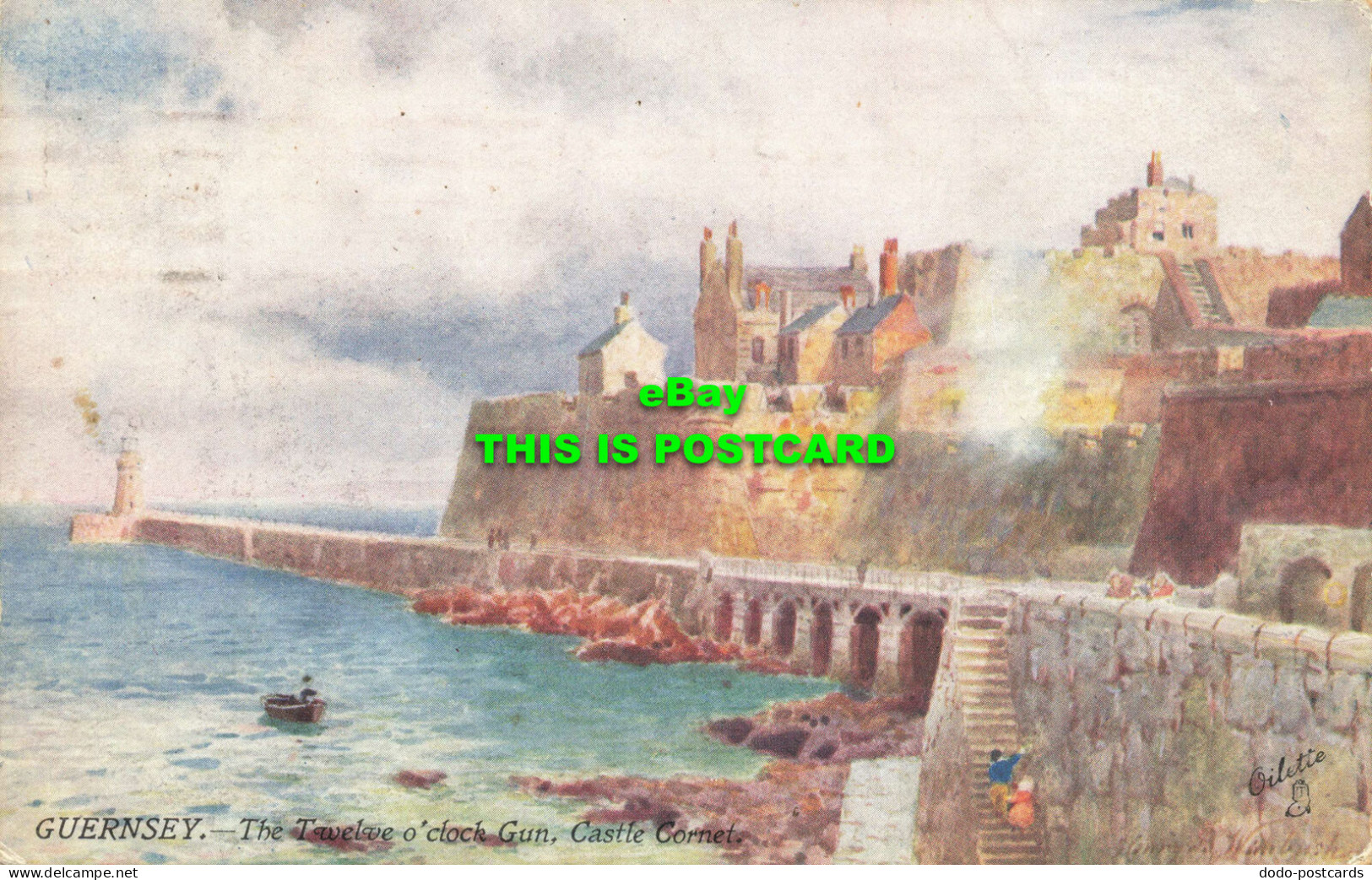 R601222 Guernsey. Twelve O Clock Gun. Castle Cornet. Channel Islands. Guernsey. - Welt