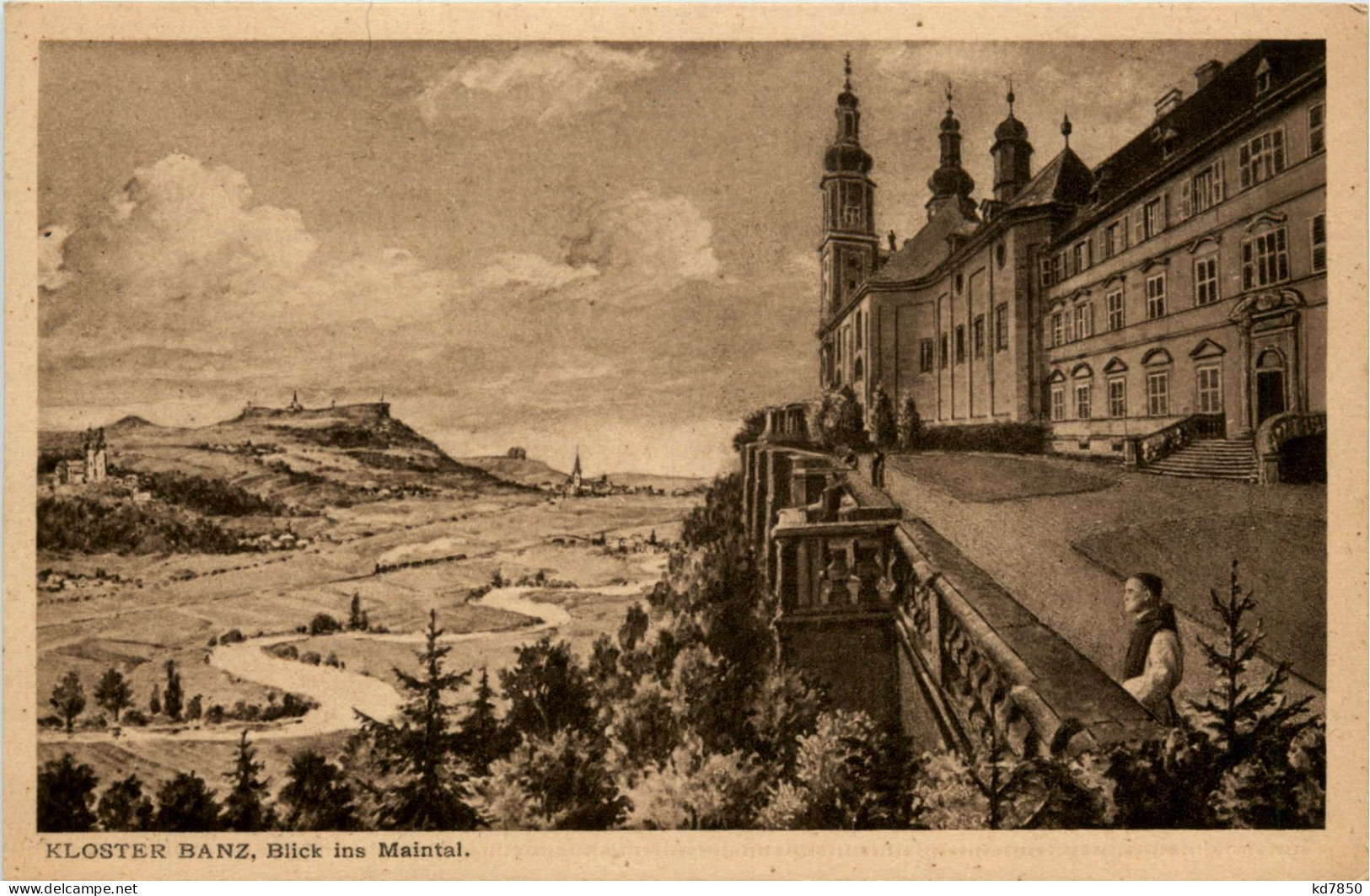 Kloster Banz, Blick Ins Maintal - Lichtenfels
