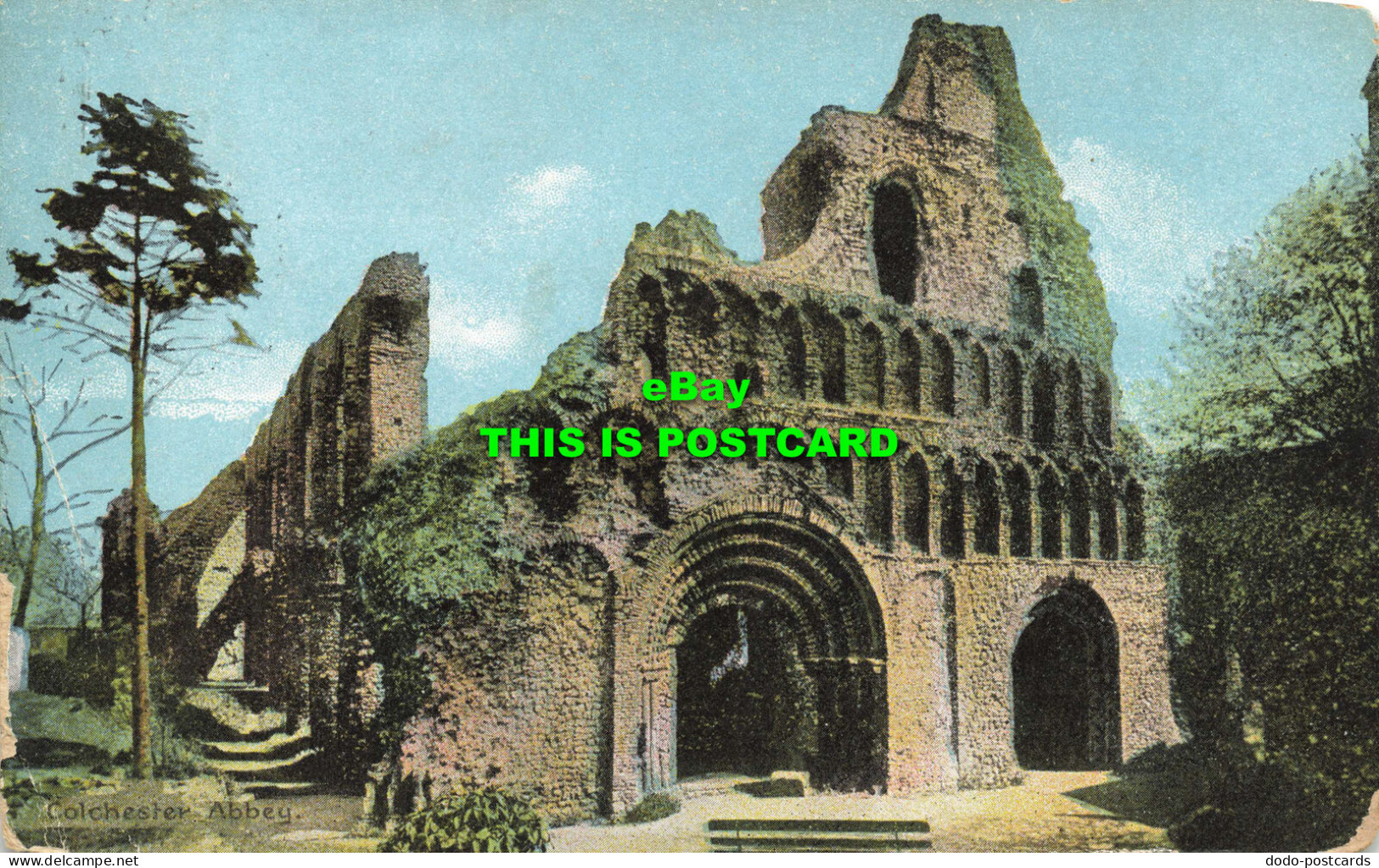 R601223 Colchester Abbey. Fine Art Post Cards. Christian Novels Publishing. 1907 - Welt