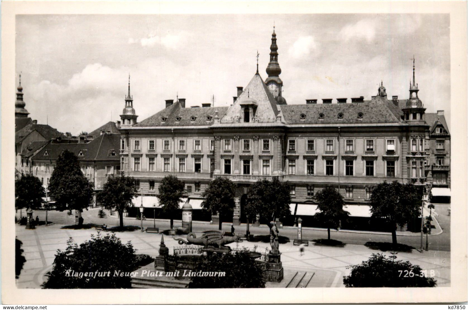 Klagenfurt, Neuer Platz Mit Lindwurm - Klagenfurt