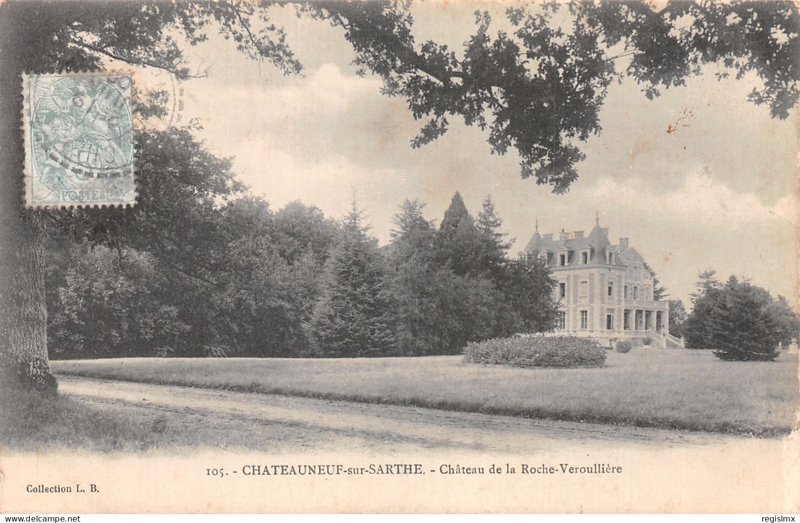 72-CHATEAUNEUF SUR SARTHE CHATEAU DE LA ROCHE VEROULLIERE-N°2133-F/0297 - Chateauneuf Sur Sarthe