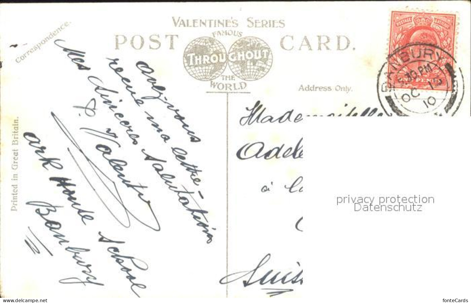 11750843 Warwick Warwick Compton Wynyates Country House Valentines Series  - Sonstige & Ohne Zuordnung