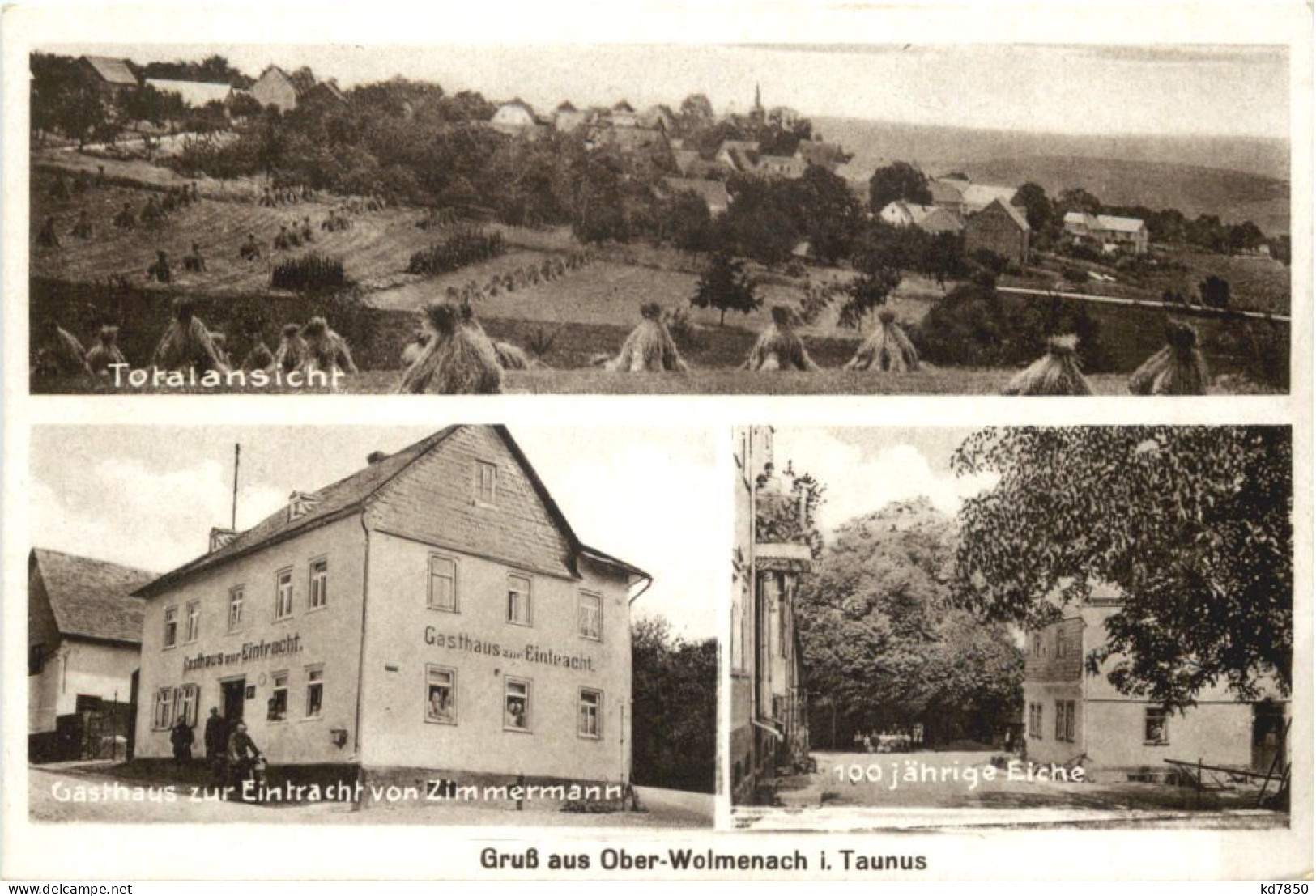 Gruss Aus Ober-Wolmenach Im Taunus - Malmeneich - Limburg