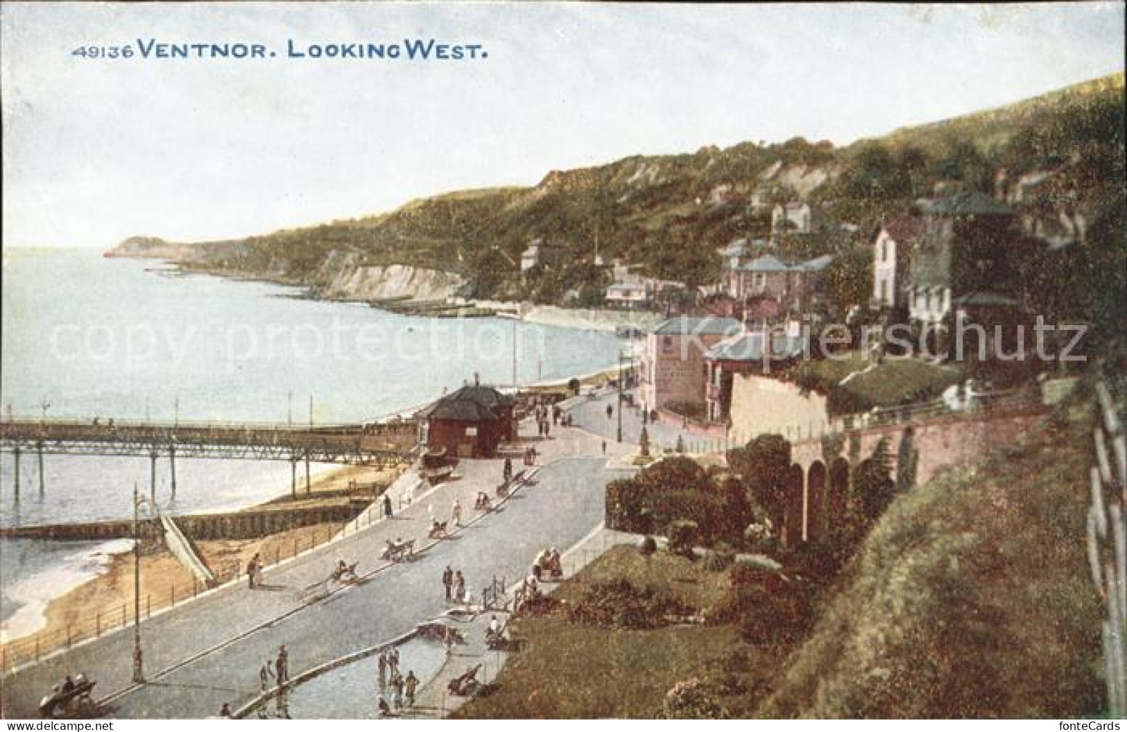 11750827 Ventnor Isle Of Wight Looking West Ventnor Isle Of Wight - Autres & Non Classés