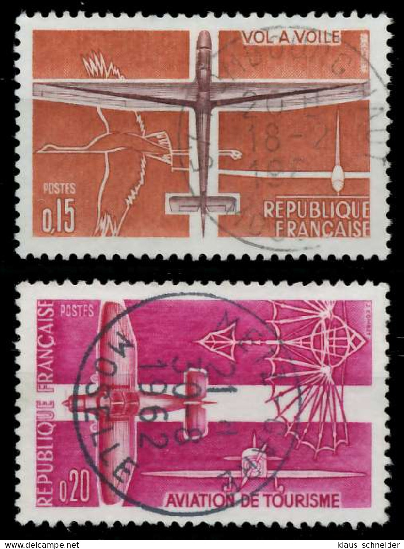 FRANKREICH 1962 Nr 1394-1395 Zentrisch Gestempelt X62D47E - Usati