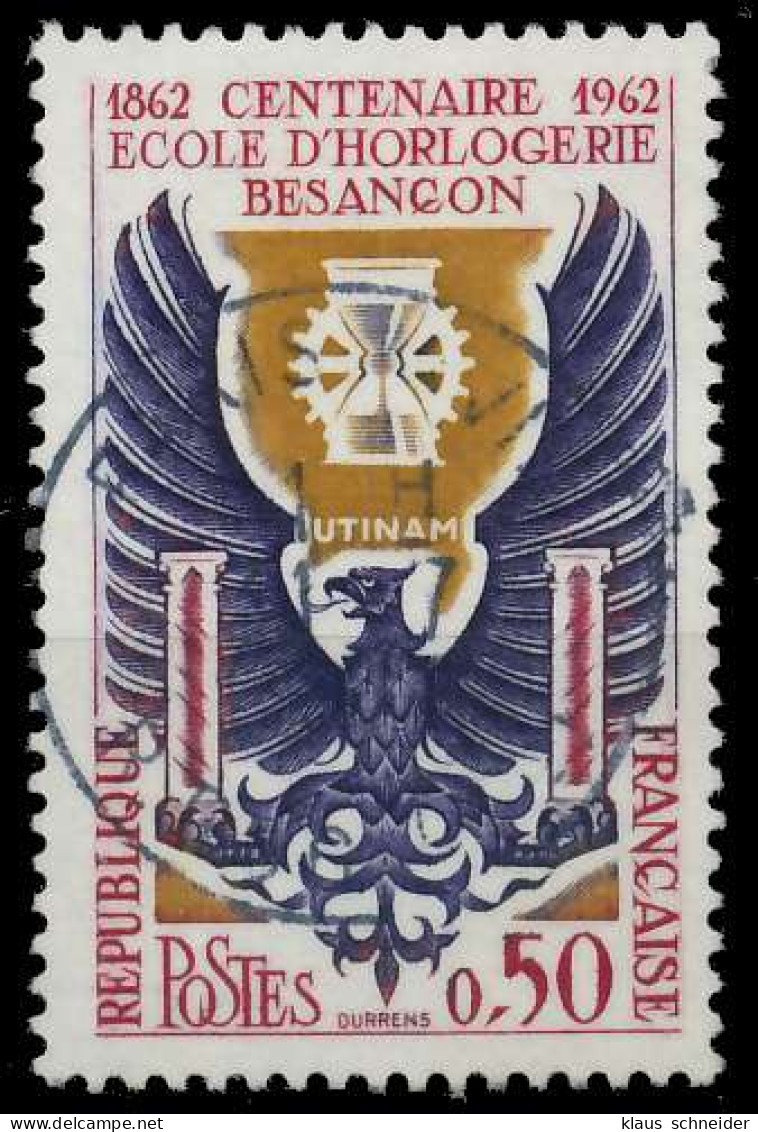 FRANKREICH 1962 Nr 1396 Zentrisch Gestempelt X62D496 - Used Stamps