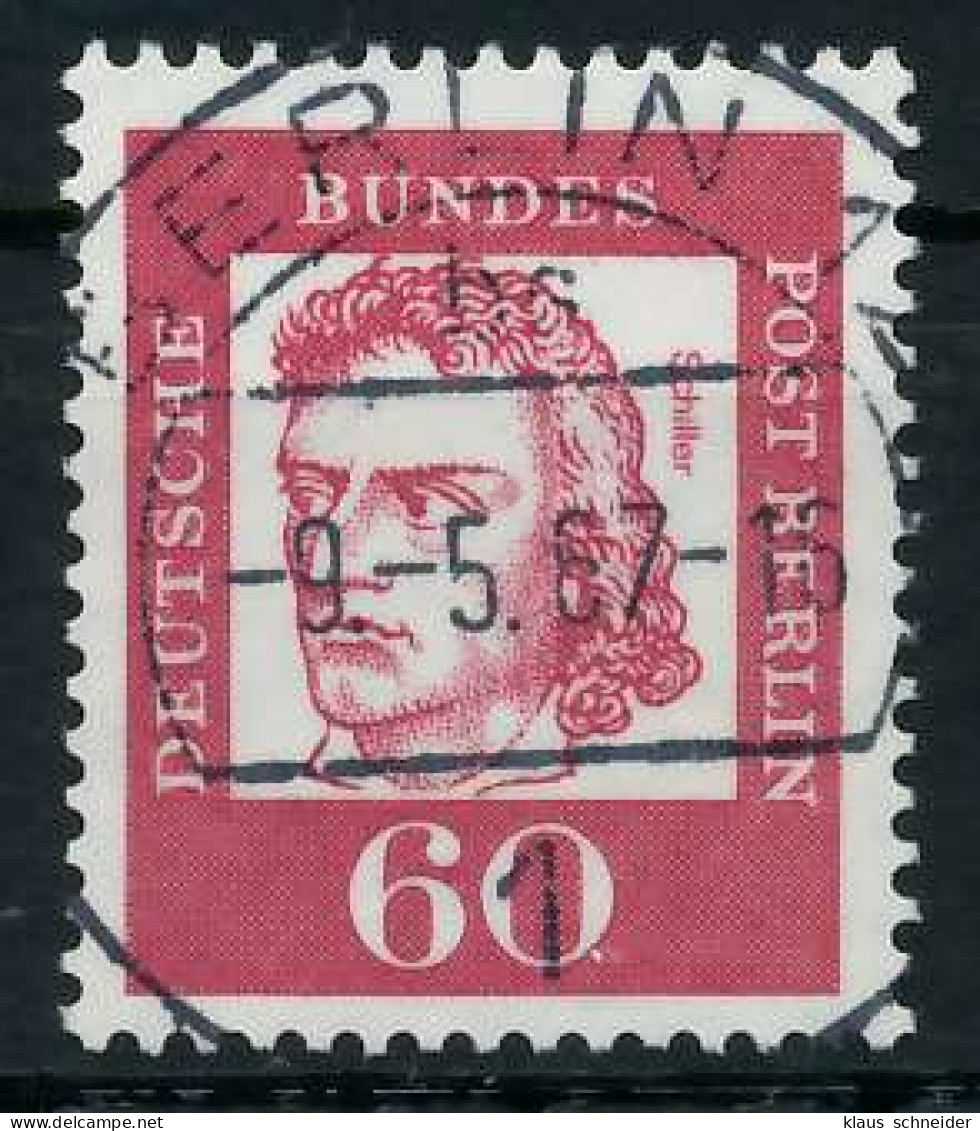BERLIN DS BED. DEUTSCHE Nr 209 Zentrisch Gestempelt X64240E - Used Stamps