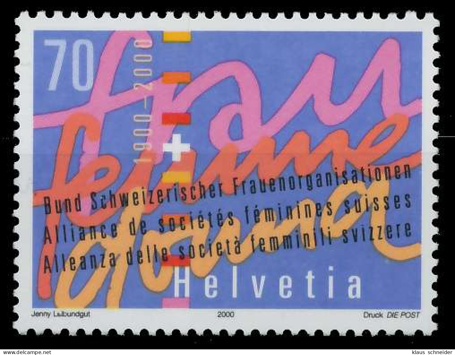 SCHWEIZ 2000 Nr 1721 Postfrisch X6426C2 - Unused Stamps