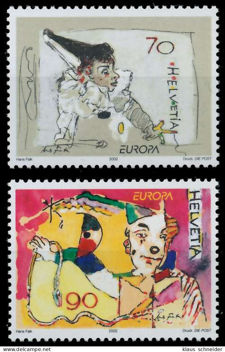 SCHWEIZ 2002 Nr 1794-1795 Postfrisch X64BF76 - Unused Stamps