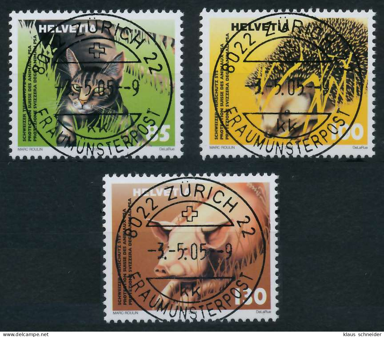SCHWEIZ 2004 Nr 1886-1888 Zentrisch Gestempelt X64C2CE - Used Stamps