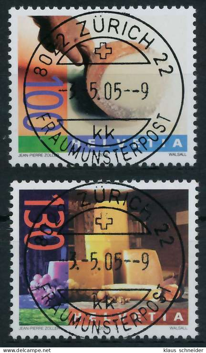 SCHWEIZ 2004 Nr 1890-1891 Zentrisch Gestempelt X64C2D2 - Used Stamps