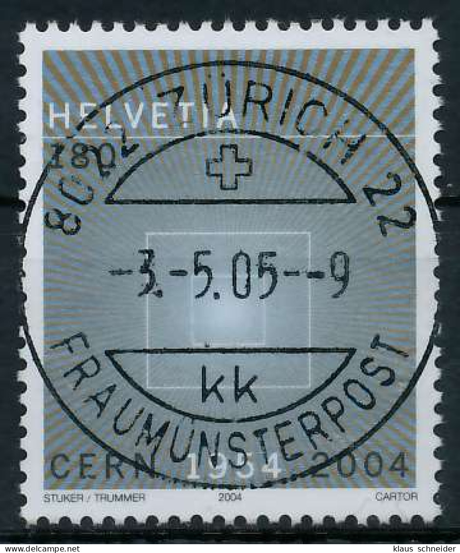 SCHWEIZ 2004 Nr 1866 Zentrisch Gestempelt X64C2EE - Used Stamps