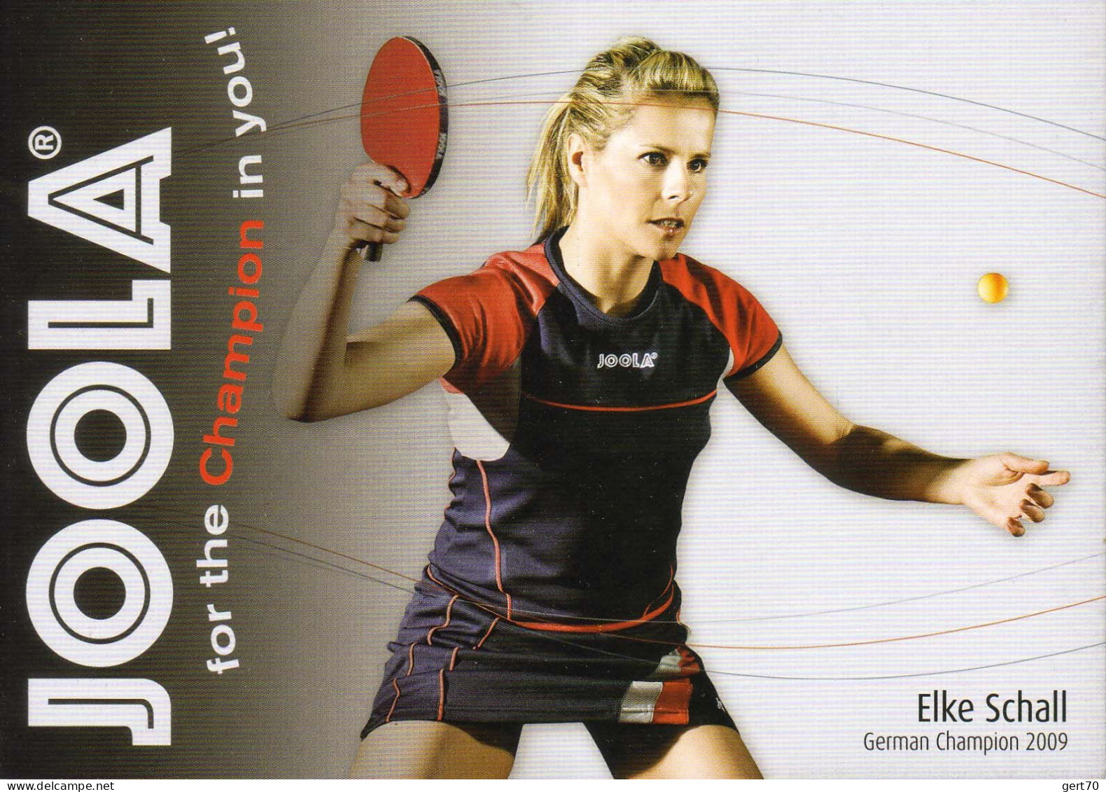 Germany / Allemagne 2009, Elke Schall - Table Tennis