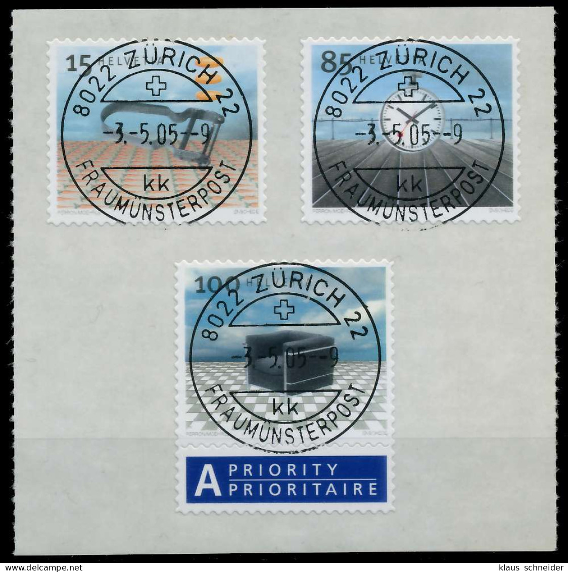 SCHWEIZ 2003 Nr 1861-1863 Zentrisch Gestempelt HB X64C302 - Used Stamps